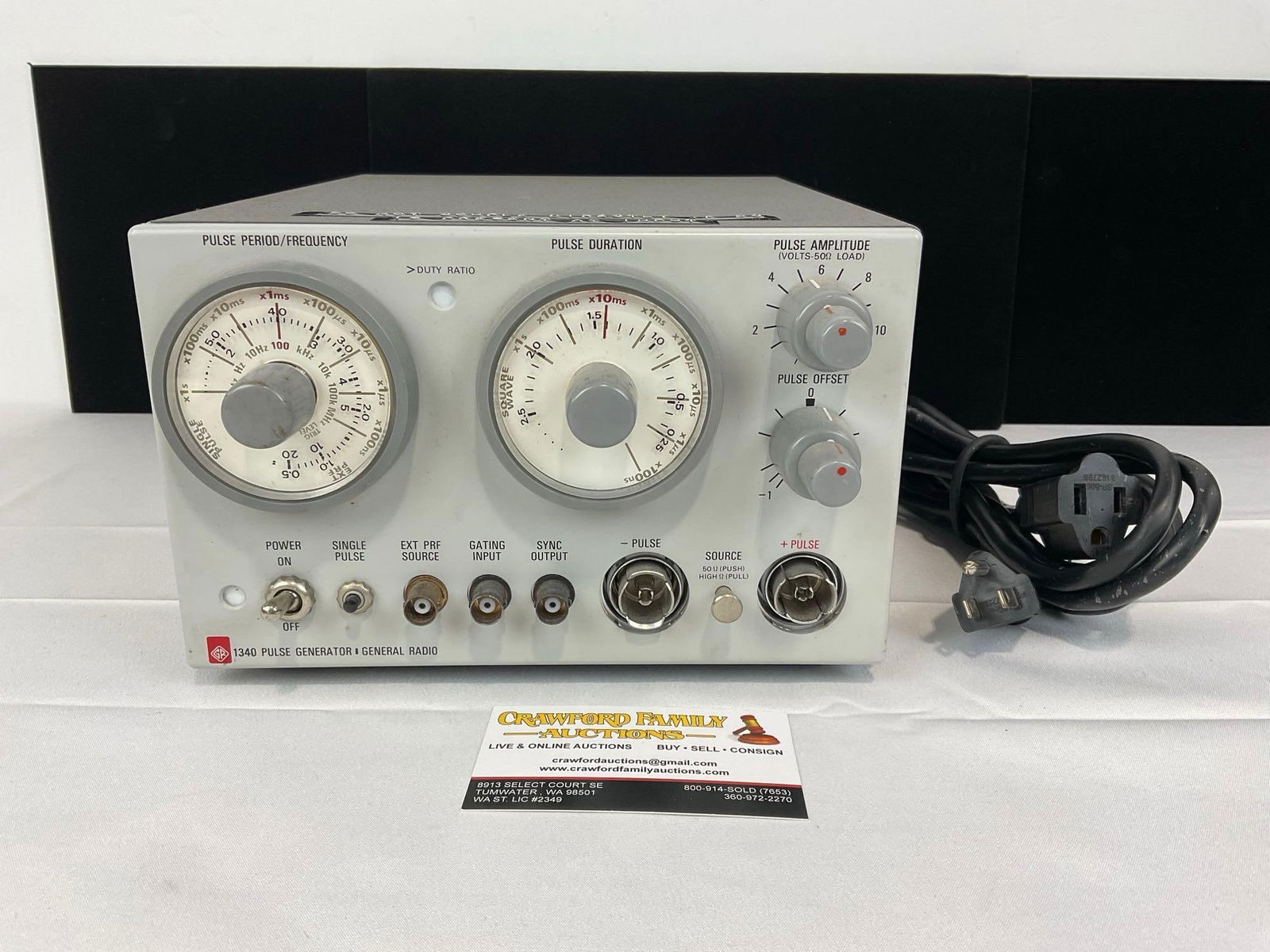 Vintage Late 1960s General Radio 1340 Pulse Generator, 7h x 10w x 13d inches (1 of 4)