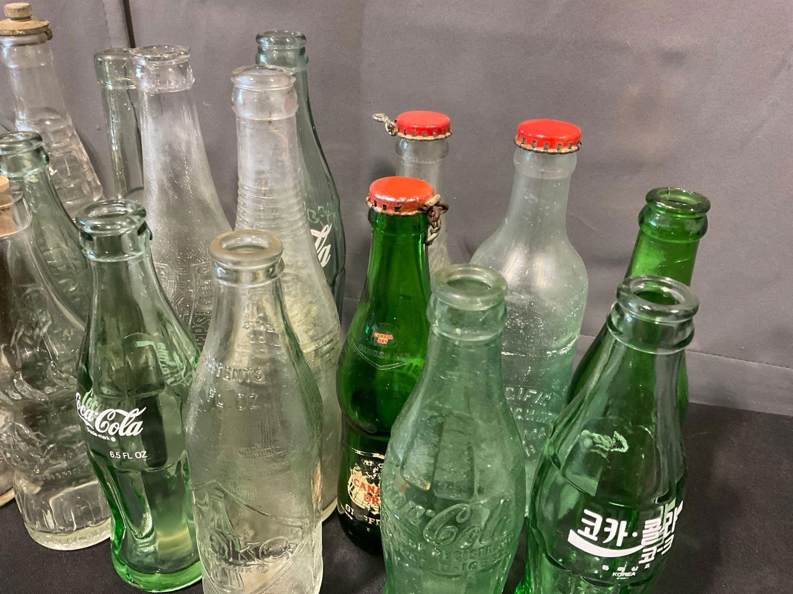 25 Glass Bottles, Afri-Cola, Coca-Cola incl 92 Barcelona Olympics, Vernor, Grapette & more - 2