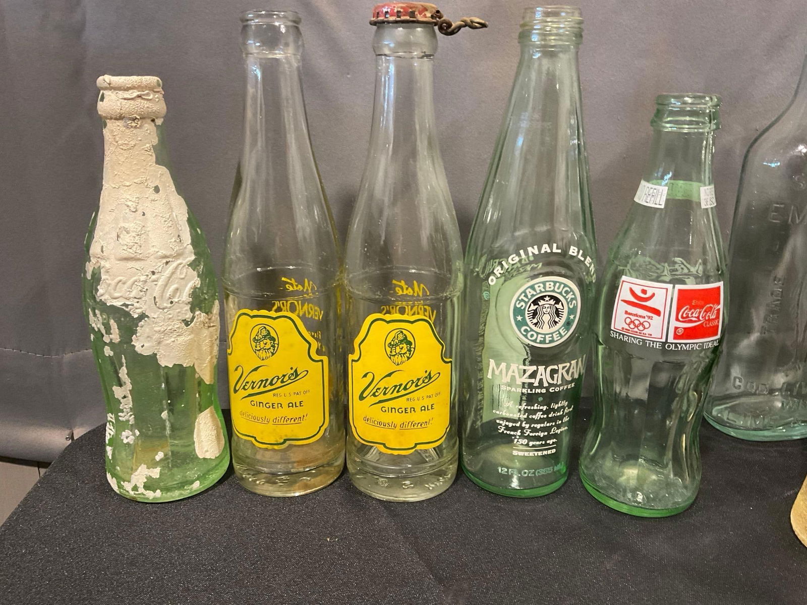 25 Glass Bottles, Afri-Cola, Coca-Cola incl 92 Barcelona Olympics, Vernor, Grapette & more - 4