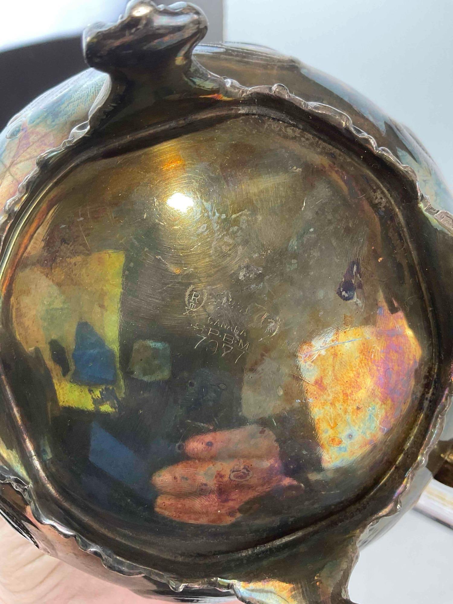 6 pcs Vintage Silver Plated Dish Assortment, incl. 2x Wilcox Apple, 1x P.A. Coon & More! See pics. - 10