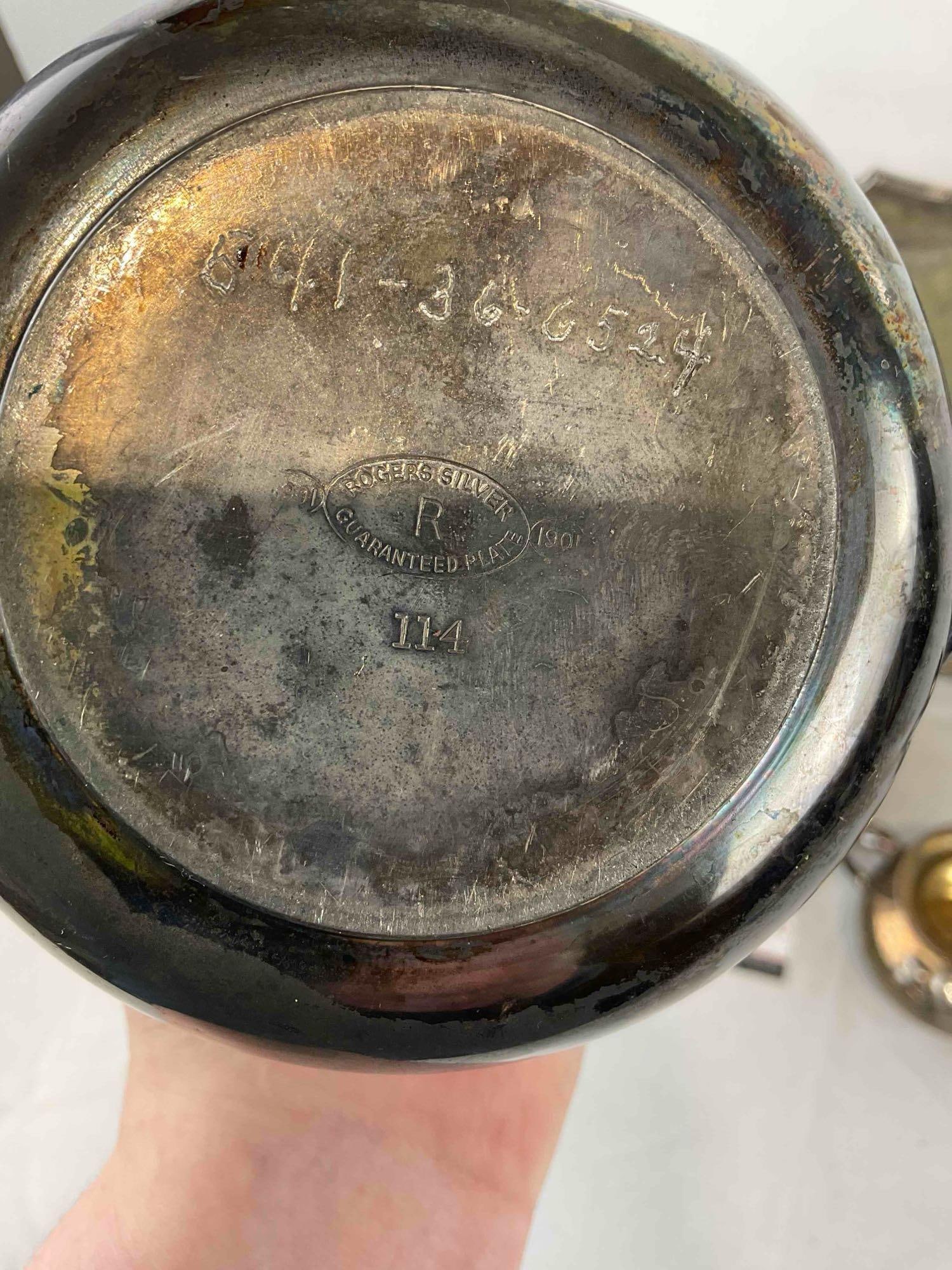 6 pcs Vintage Silver Plated Dish Assortment, incl. 2x Pairpoint & 2x Reed & Barton. See pics. - 5