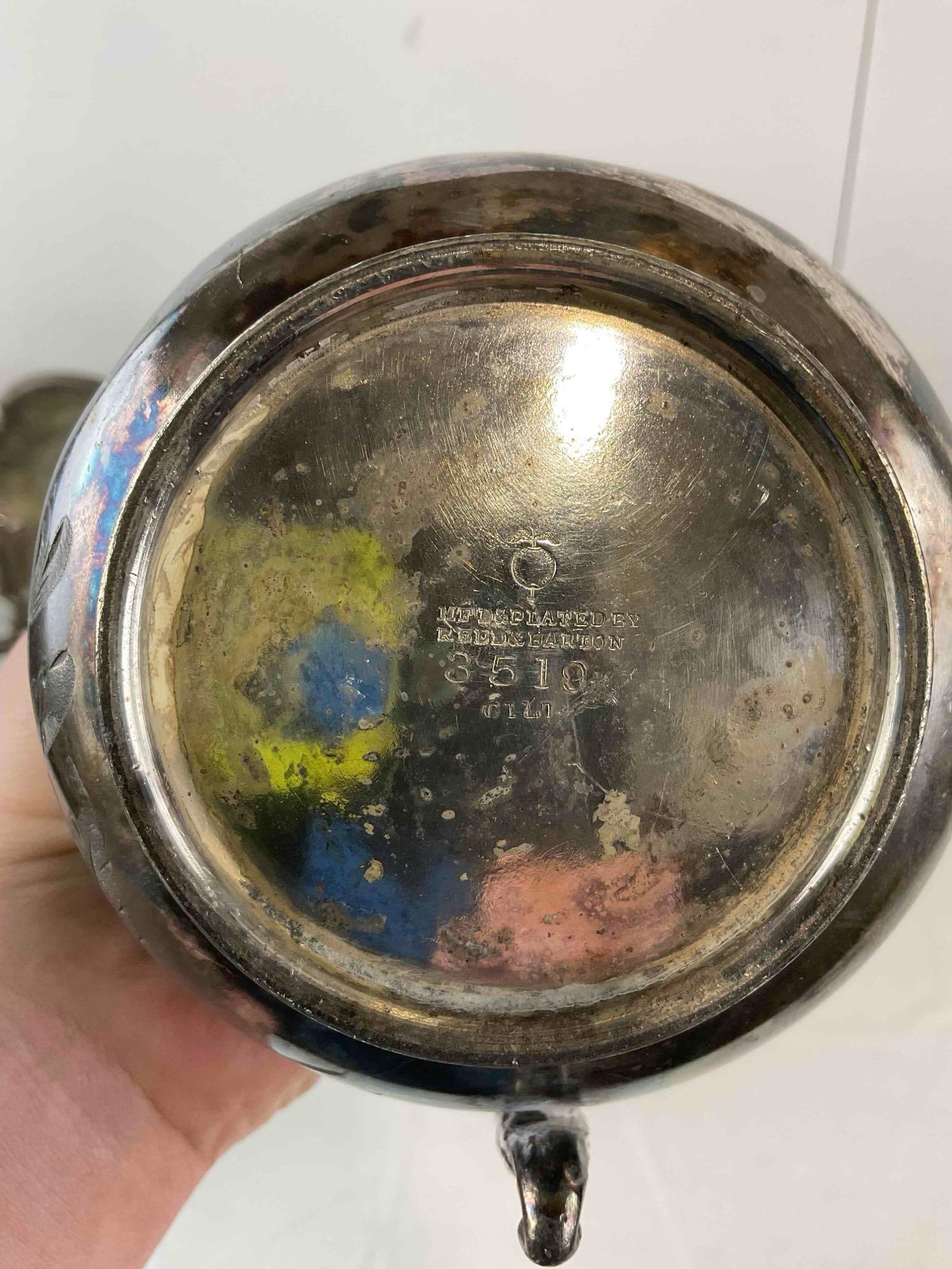 6 pcs Vintage Silver Plated Dish Assortment, incl. 2x Pairpoint & 2x Reed & Barton. See pics. - 8