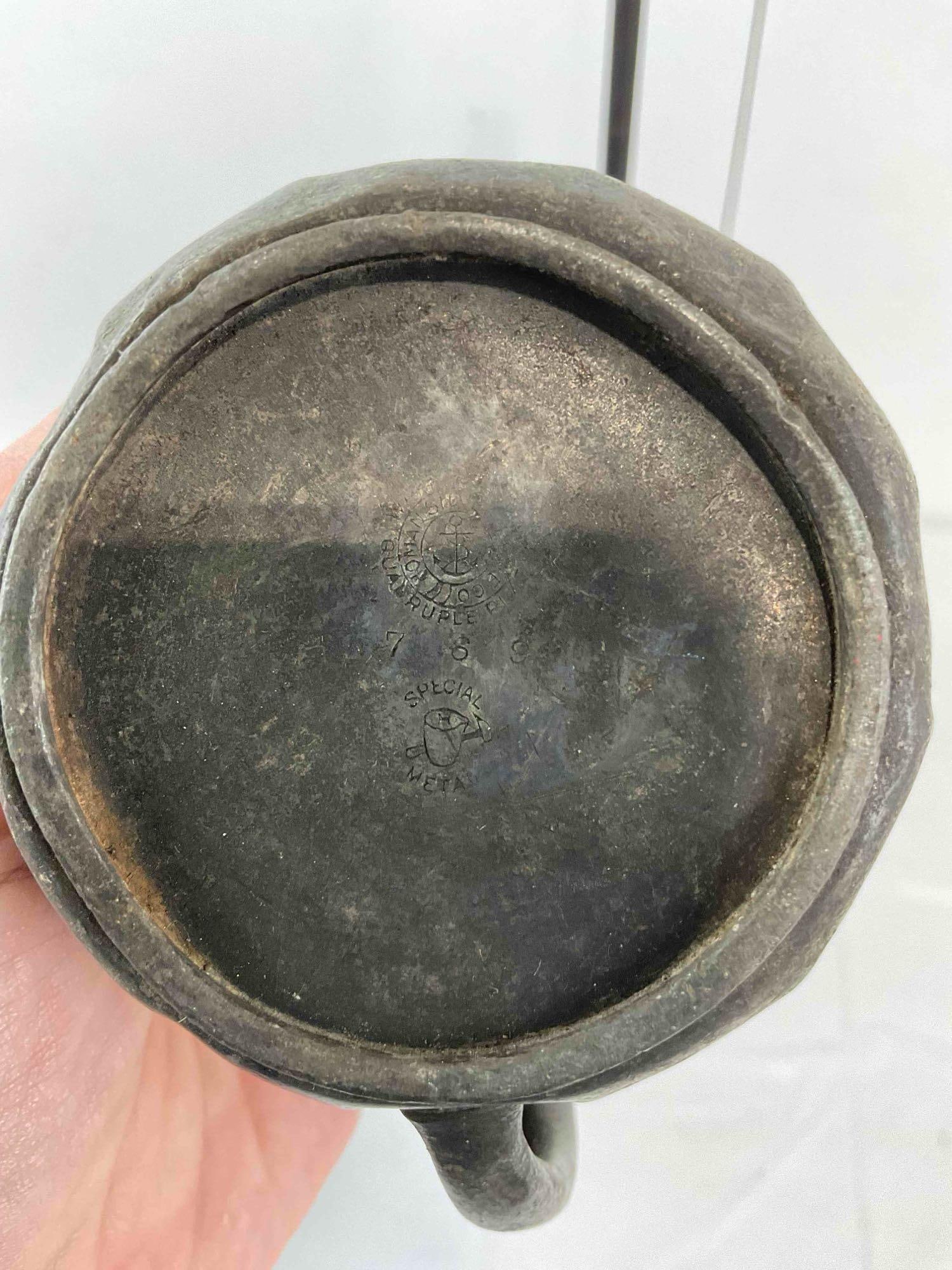 21 pcs Vintage Silver Plated & Pewter Christening Cup Assortment. Very Good Condition. See pics. - 7