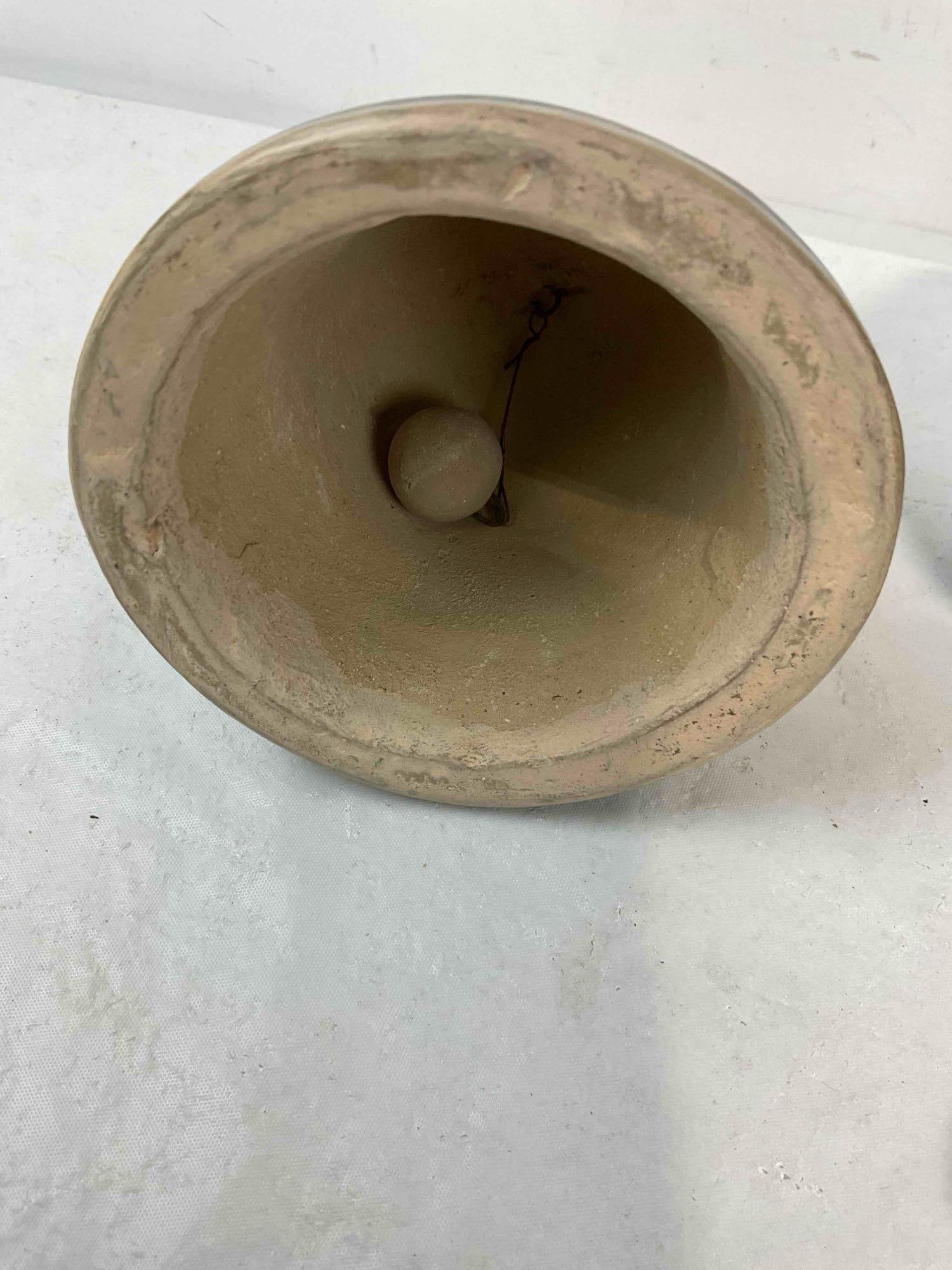 4 pcs Vintage Collectibles, incl. Mexican Ceramic Bell & Carved Stone Owl Box. See pics. - 5