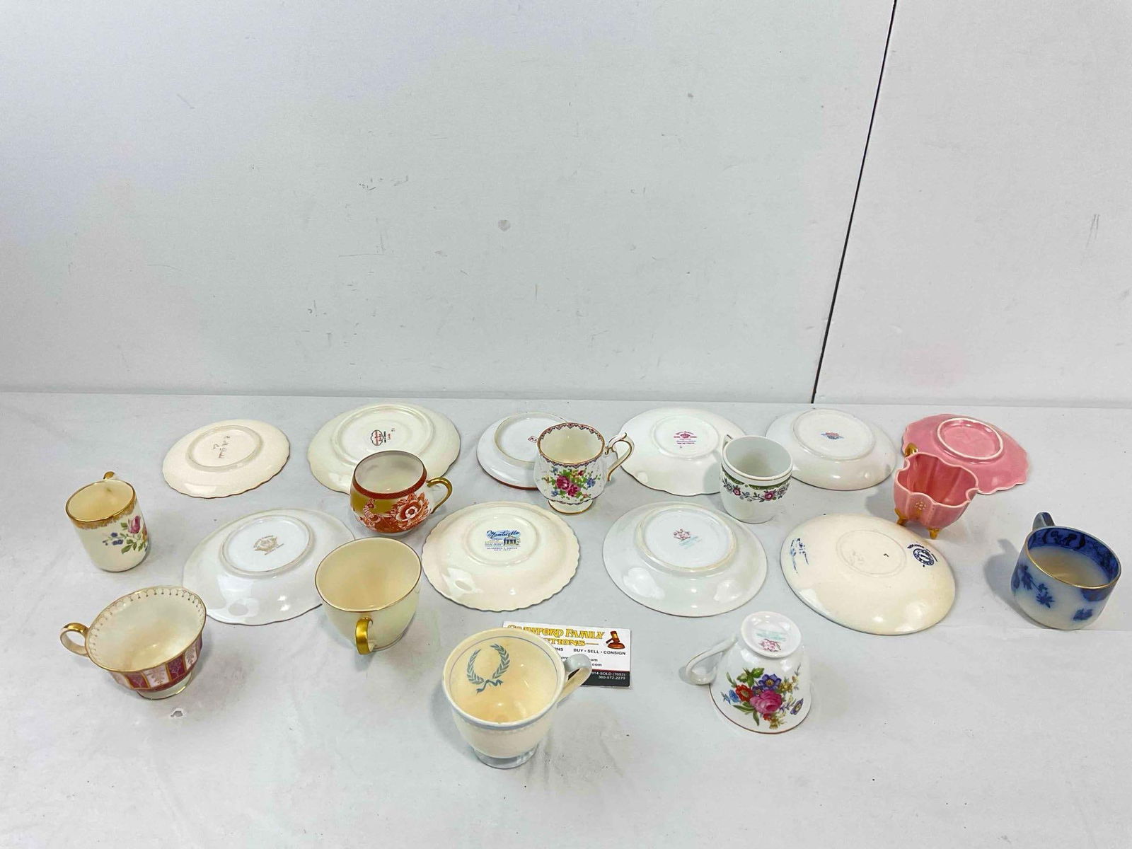 20 pcs Vintage Ceramic Demitasse Cups & Saucers. Many Different Locales & Designs. See pics. - 5