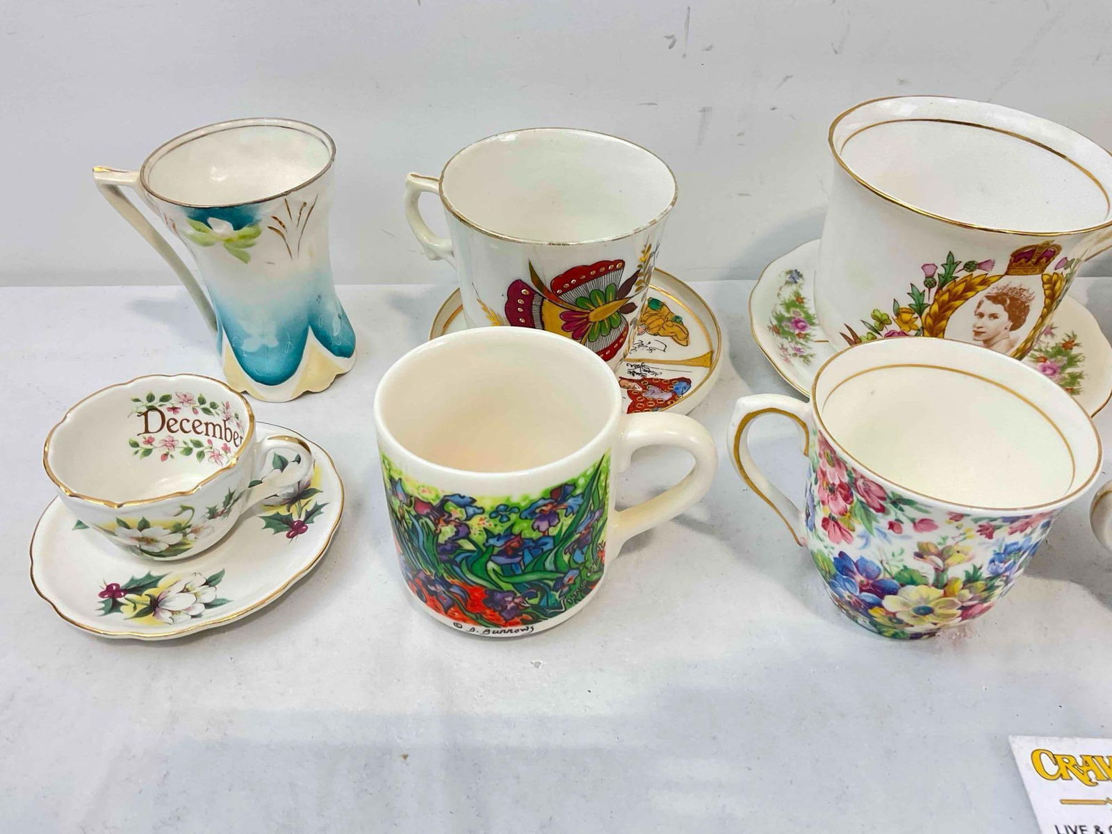 19 pcs Vintage Ceramic Demitasse Cup & Saucer Collection, incl. Copeland Spode & More! See pics - 4