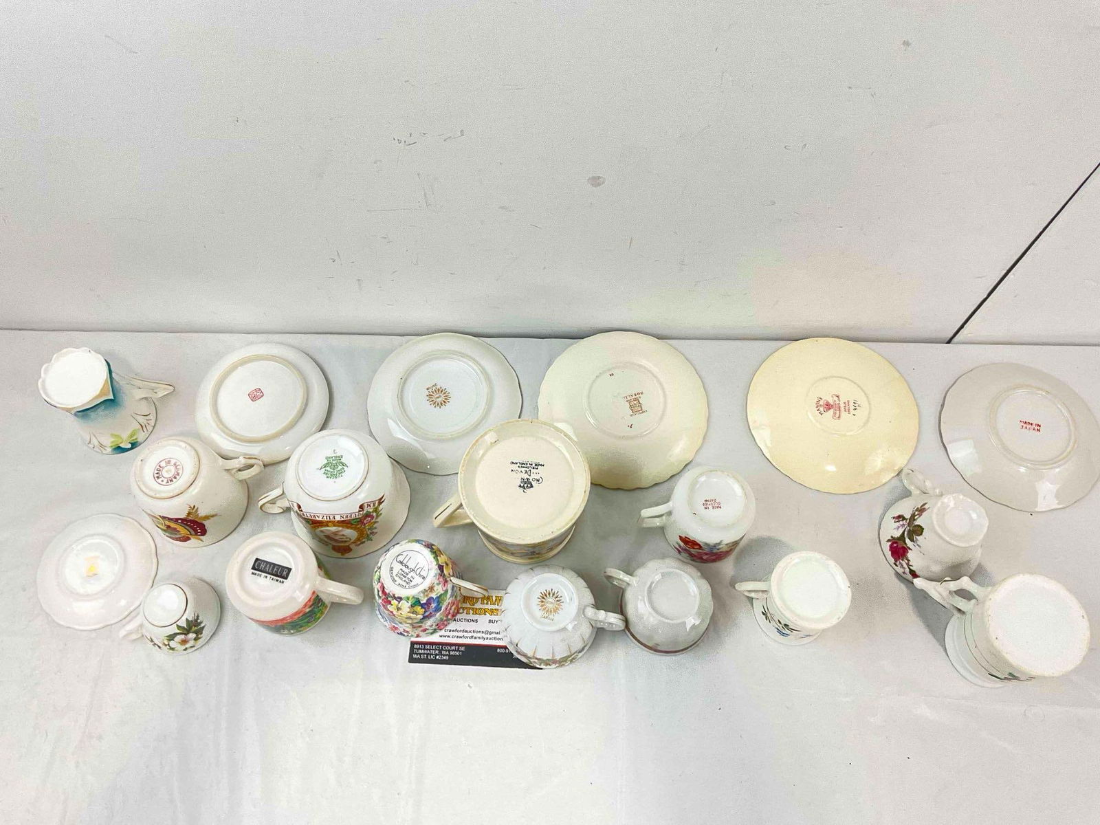 19 pcs Vintage Ceramic Demitasse Cup & Saucer Collection, incl. Copeland Spode & More! See pics - 5