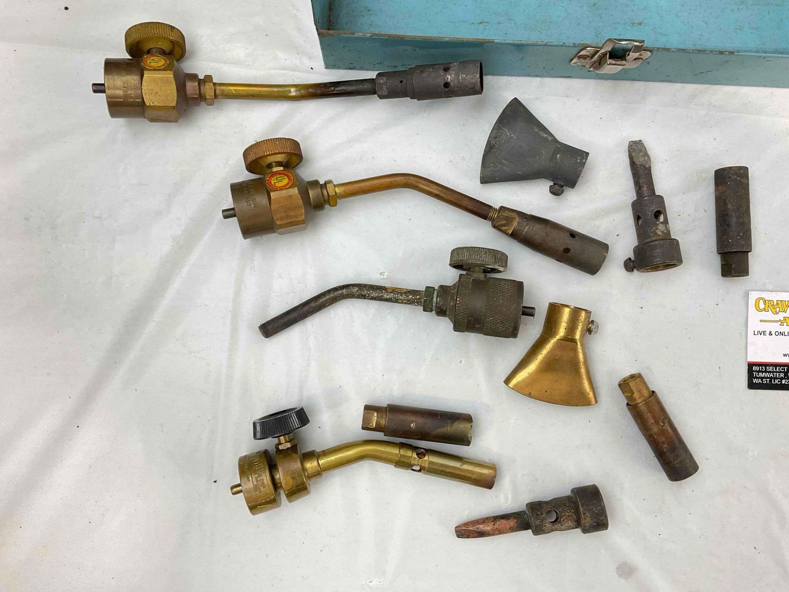 2 pcs Metal Tool Boxes w/ Contents, incl. Bernzomatic Propane Torch Kit & 2x Burning Pens. - 4