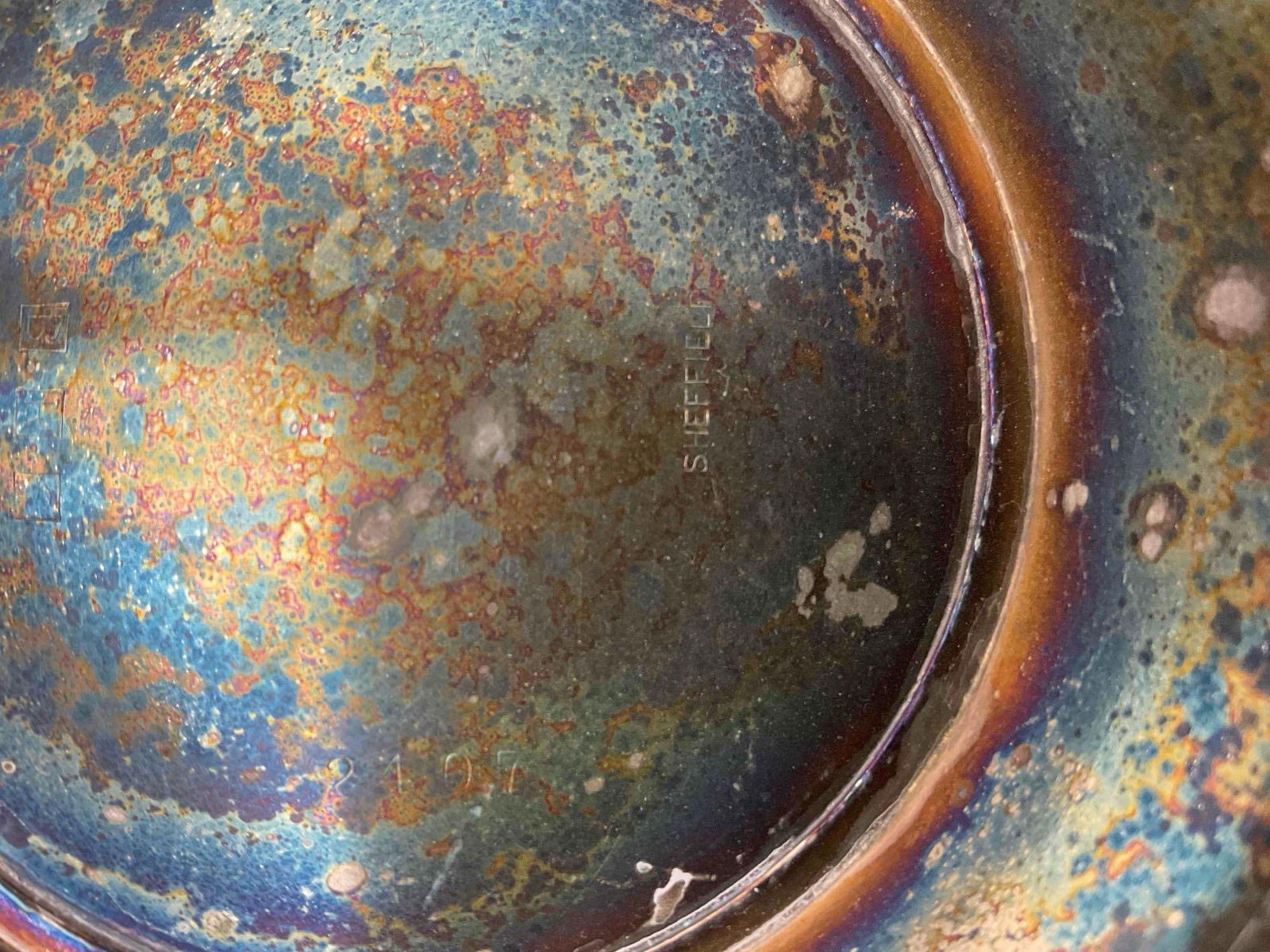 3 pcs Vintage Silver Plated Serving Trays, incl. Rogers & Sheffield. Very Good Condition. See pics. - 10