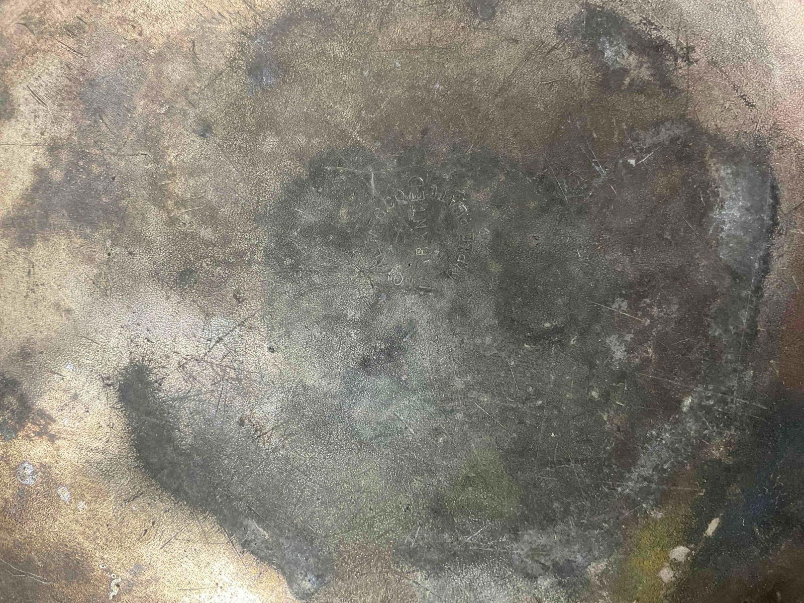 3 pcs Vintage Silver Plated Serving Trays, incl. Rogers & Sheffield. Very Good Condition. See pics. - 9