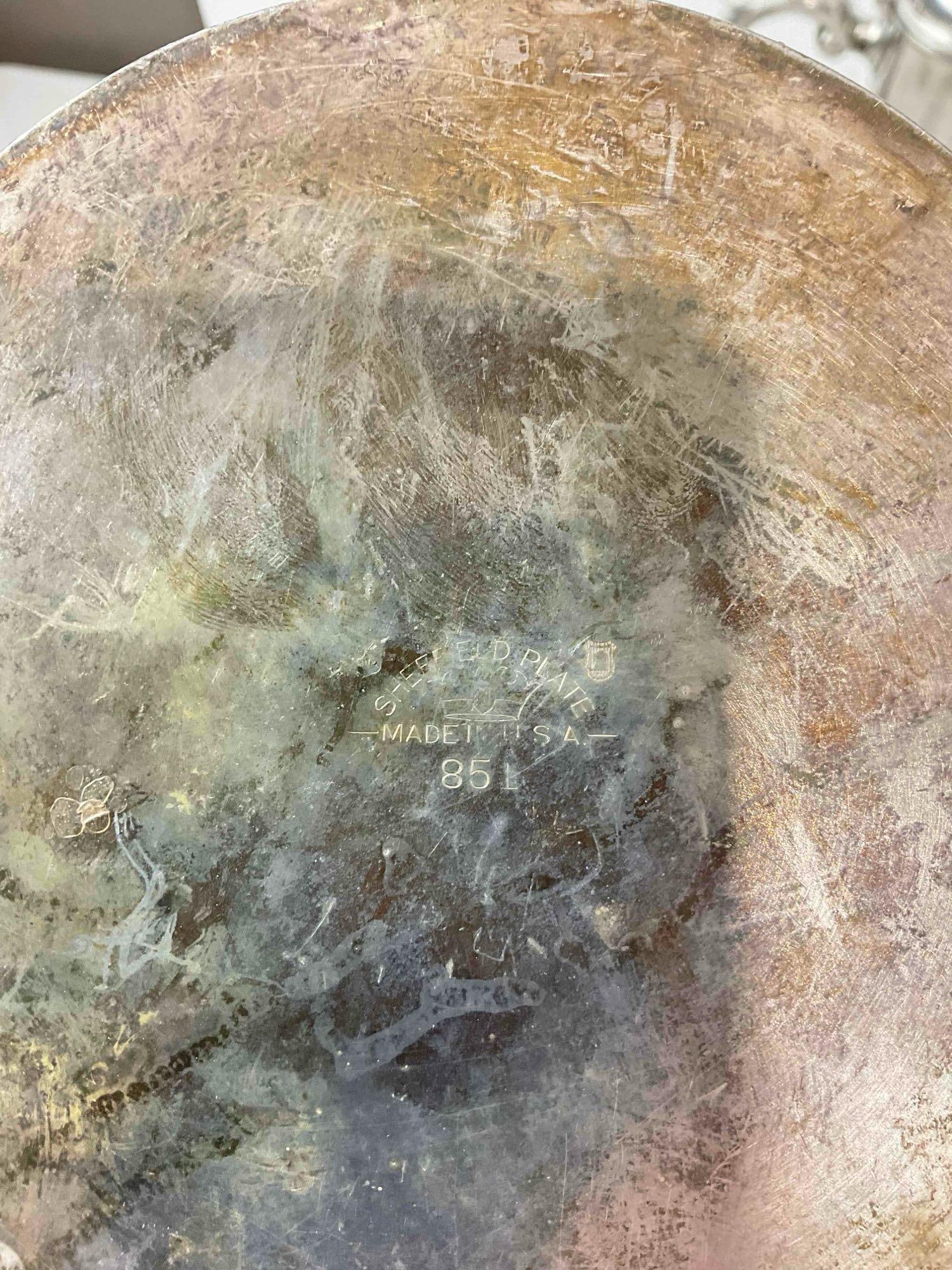 3 pcs Vintage Tea Pots, incl. 2x Silver Plate & 1x Pewter. Sheffield & Sportcraft Makers. See pics. - 8