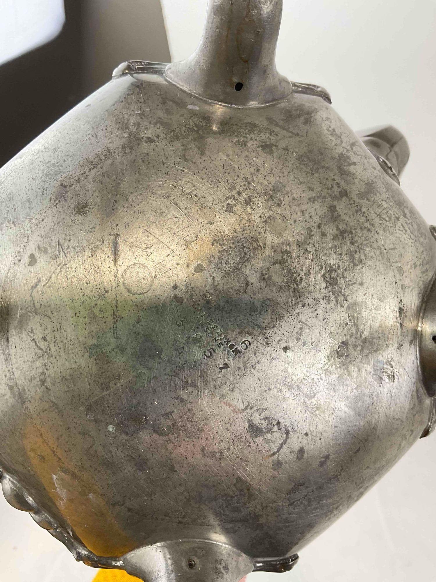 3 pcs Antique Silver Plated Tea Pots, incl. 1x Alpacca, 2x James Dixon & Son. Very Good Cond. - 8