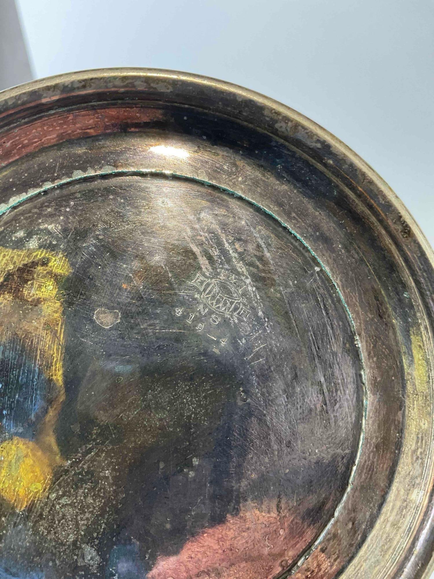 3 pcs Antique Silver Plated Water Pitchers, incl. Aurora, F.B. Roger's Co., and T&I. See pics. - 10