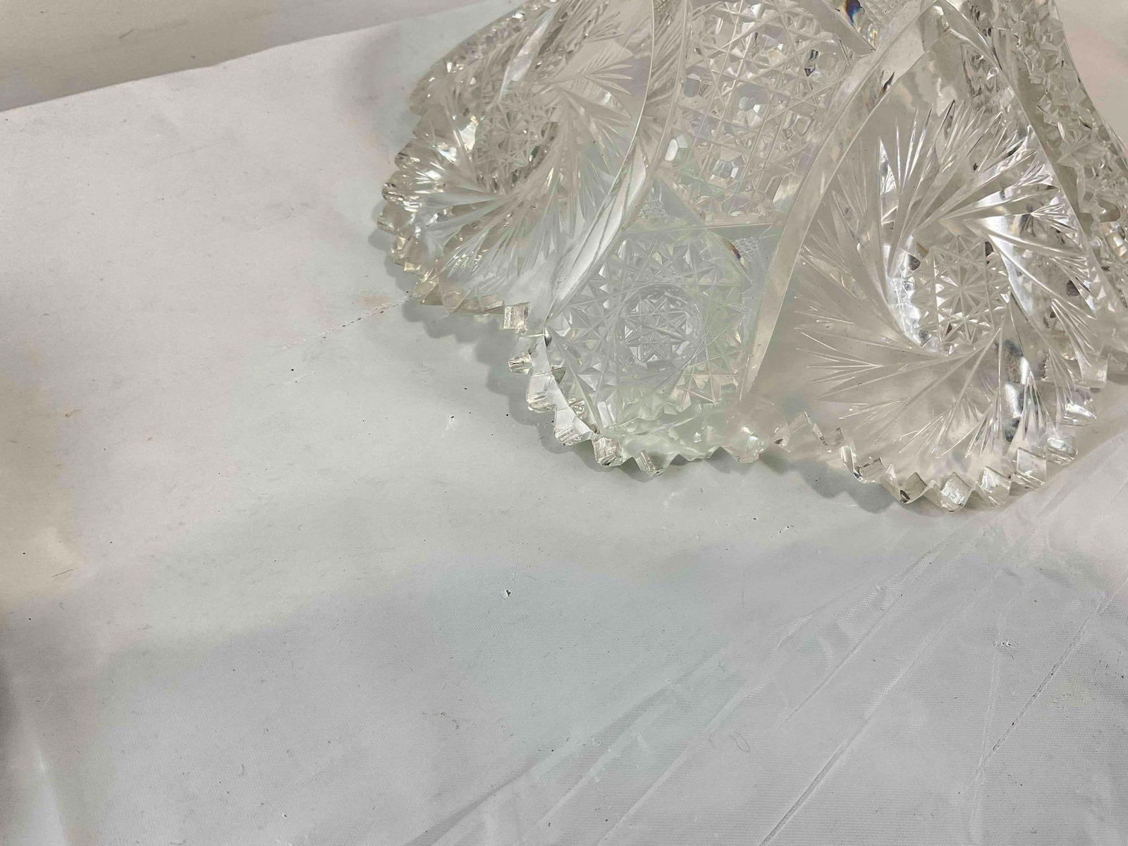 4 pcs Cut Crystal Lead Glass Assortment, incl. 1x Waterford Vase. Good Condition. See pics. - 10