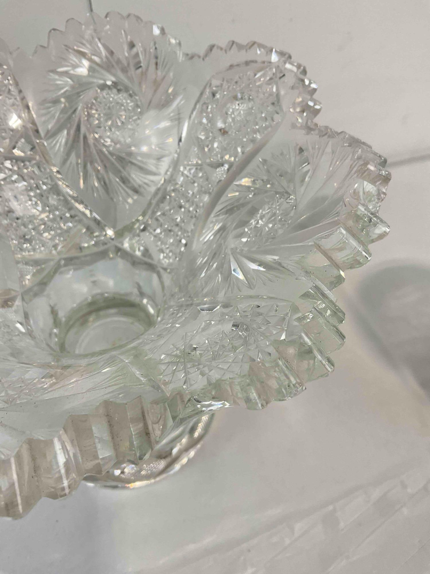 4 pcs Cut Crystal Lead Glass Assortment, incl. 1x Waterford Vase. Good Condition. See pics. - 13