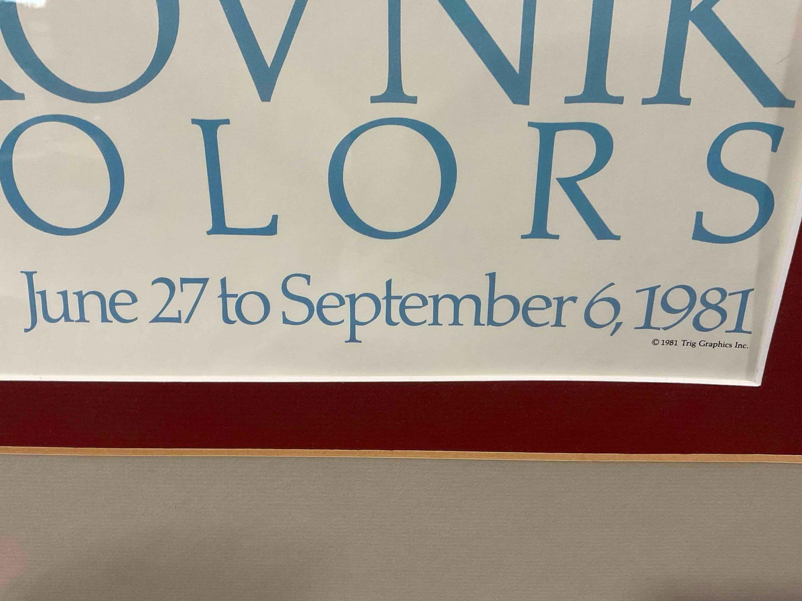 Vintage Framed Signed Gary Bukovnik "Amaryllis" Watercolor Print. Very Good Condition. See pics. - 6