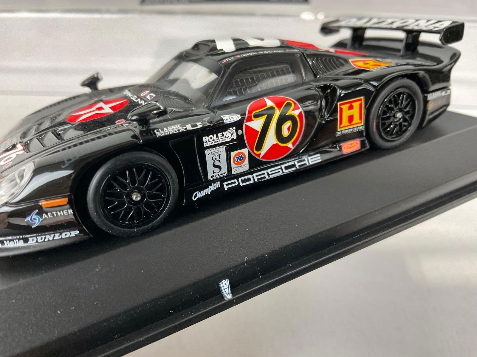 2 Minichamps Porsche 911 GT3-R Daytona 2000 & 24hrs, 1 signed by Paul Newman 1/43 Scale Diecast C... - 11