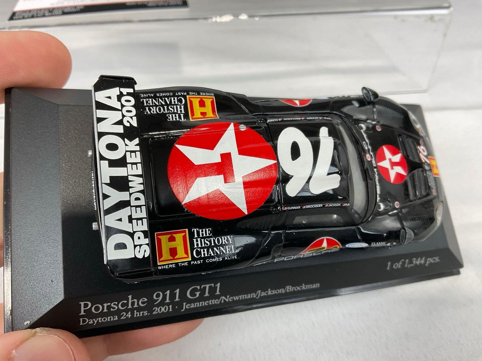 2 Minichamps Porsche 911 GT3-R Daytona 2000 & 24hrs, 1 signed by Paul Newman 1/43 Scale Diecast C... - 9