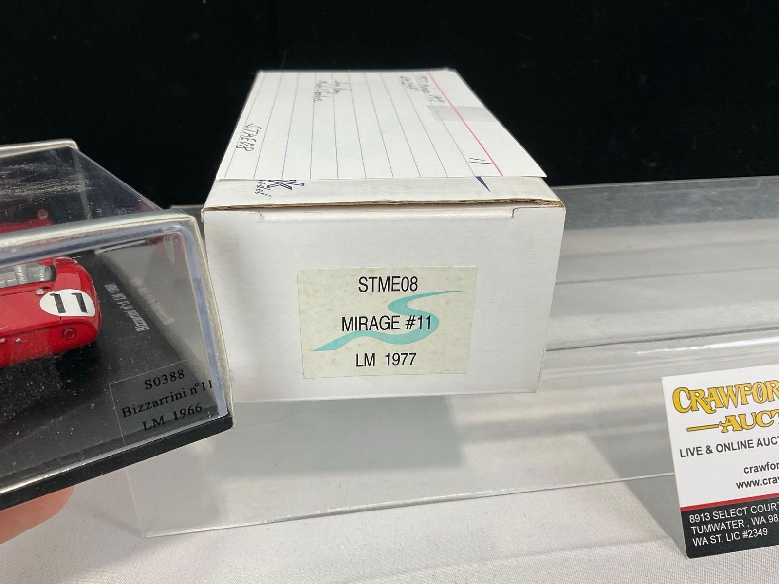 2 Spark Car Models, 1/43 Scale, Bizzarrini LM 1966 & Mirage M9 Le Mans 1977 - 5