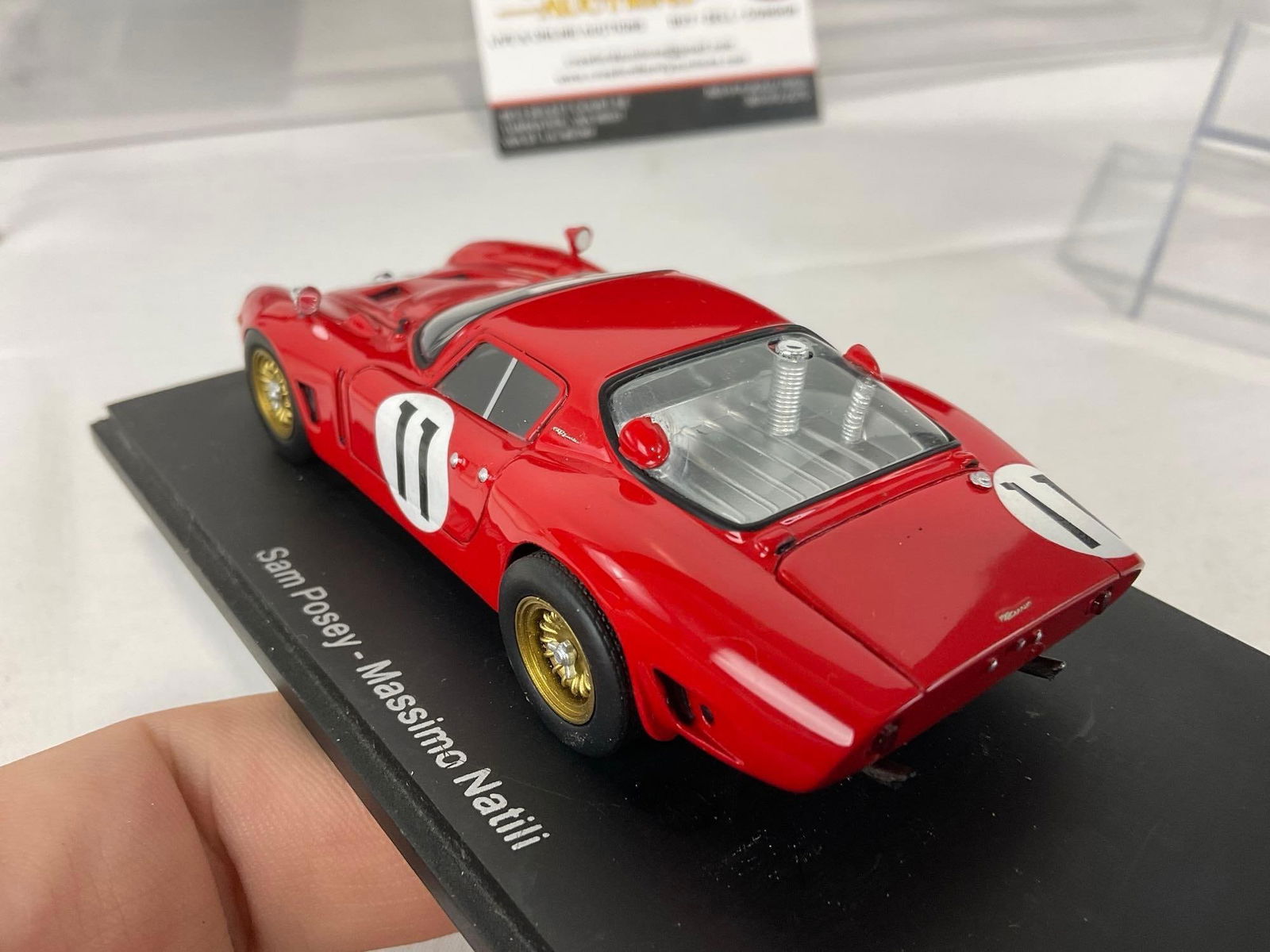 2 Spark Car Models, 1/43 Scale, Bizzarrini LM 1966 & Mirage M9 Le Mans 1977 - 7