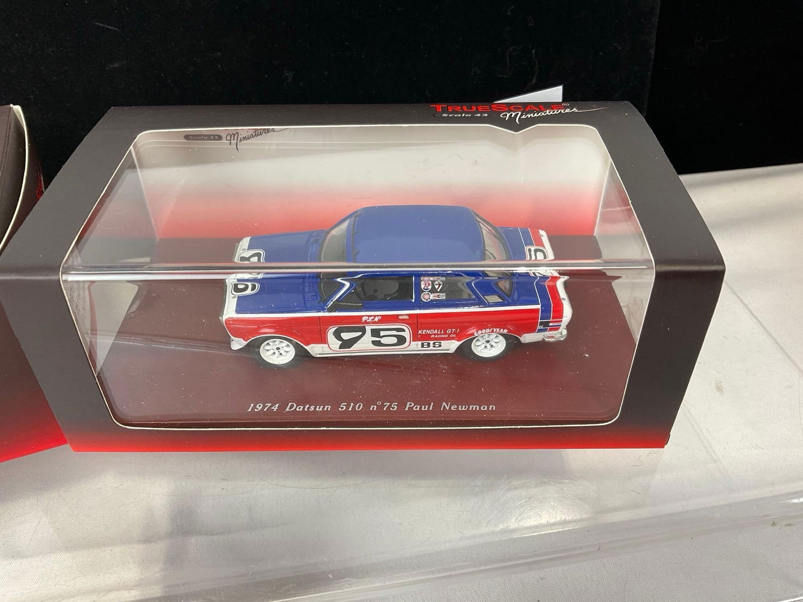 1974 Datsun 510 no75 Paul Newman & 1976 Datsun no75 Paul Newman PLN Racing, 1/43 Scale Car Models - 2