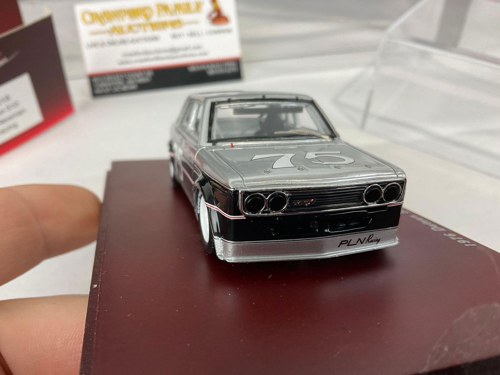 1974 Datsun 510 no75 Paul Newman & 1976 Datsun no75 Paul Newman PLN Racing, 1/43 Scale Car Models - 9