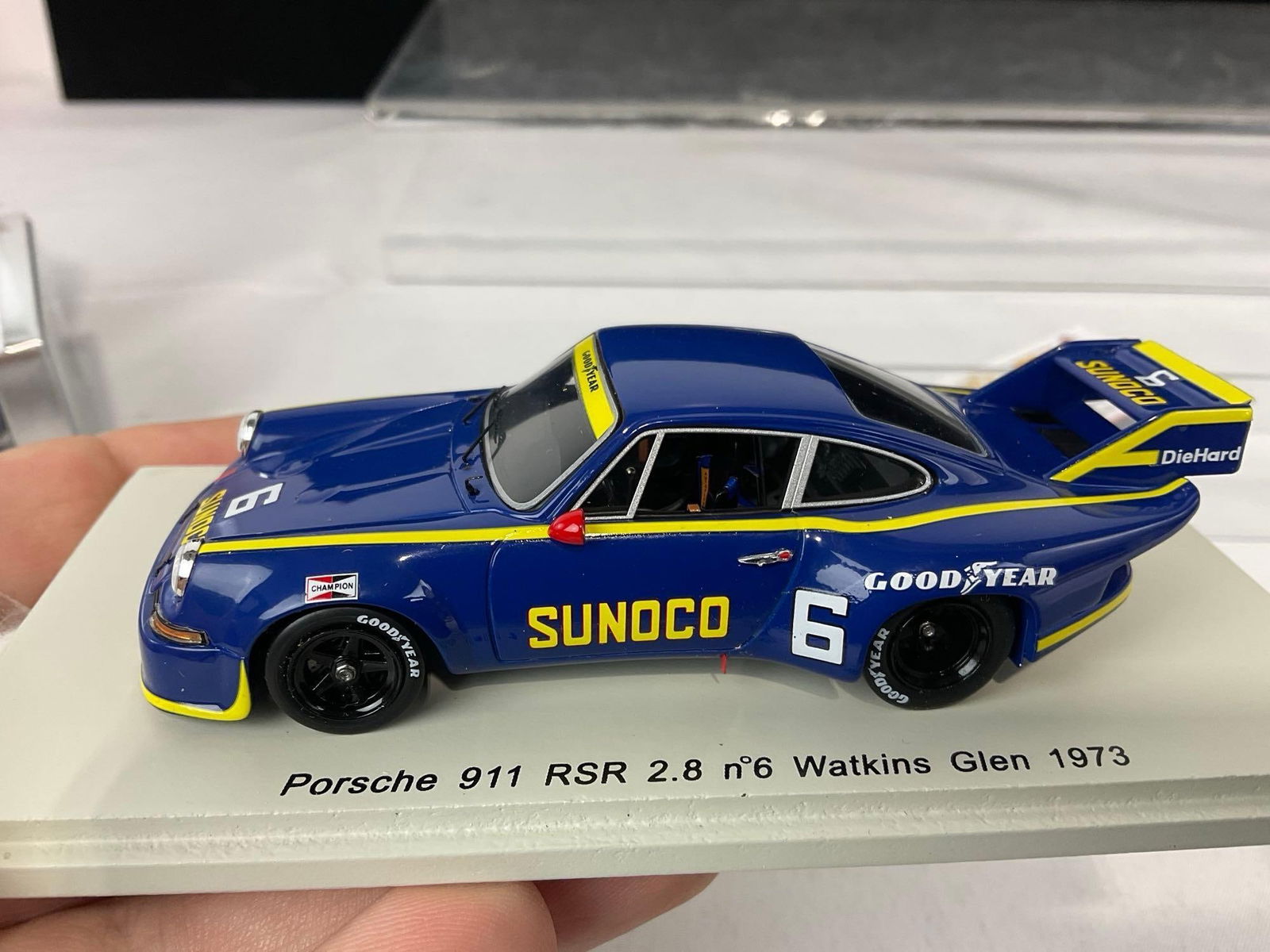 2 Spark 1/43 Scale Car Models, Porsche 911 RSR 2.8 1973 & Chevy Camaro Z.28 #6 Winner Trans Am 1969 - 8