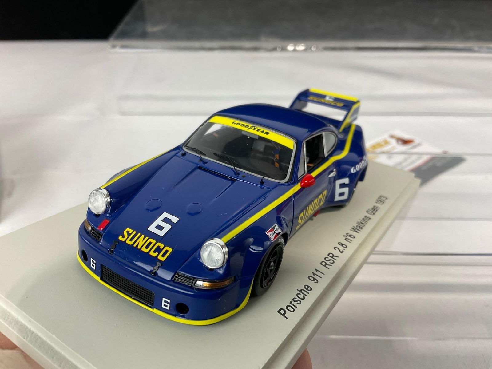 2 Spark 1/43 Scale Car Models, Porsche 911 RSR 2.8 1973 & Chevy Camaro Z.28 #6 Winner Trans Am 1969 - 9