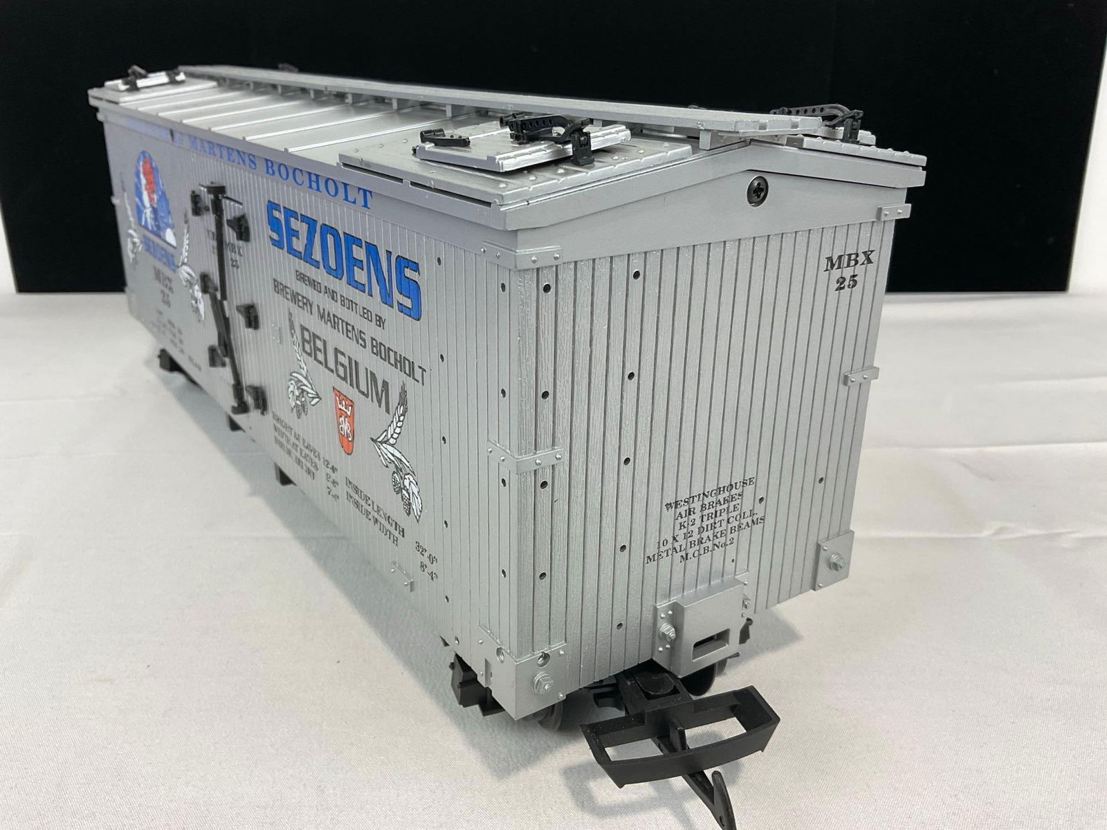 G Scale Model Train R16262 Sezoens Reefer Car, USA Trains, in box - 7