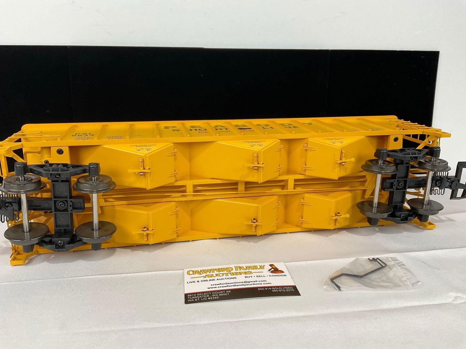 G Scale Model Train USA Trains R14019 Peabody 3-Baycoal Hopper #6633 in box - 5