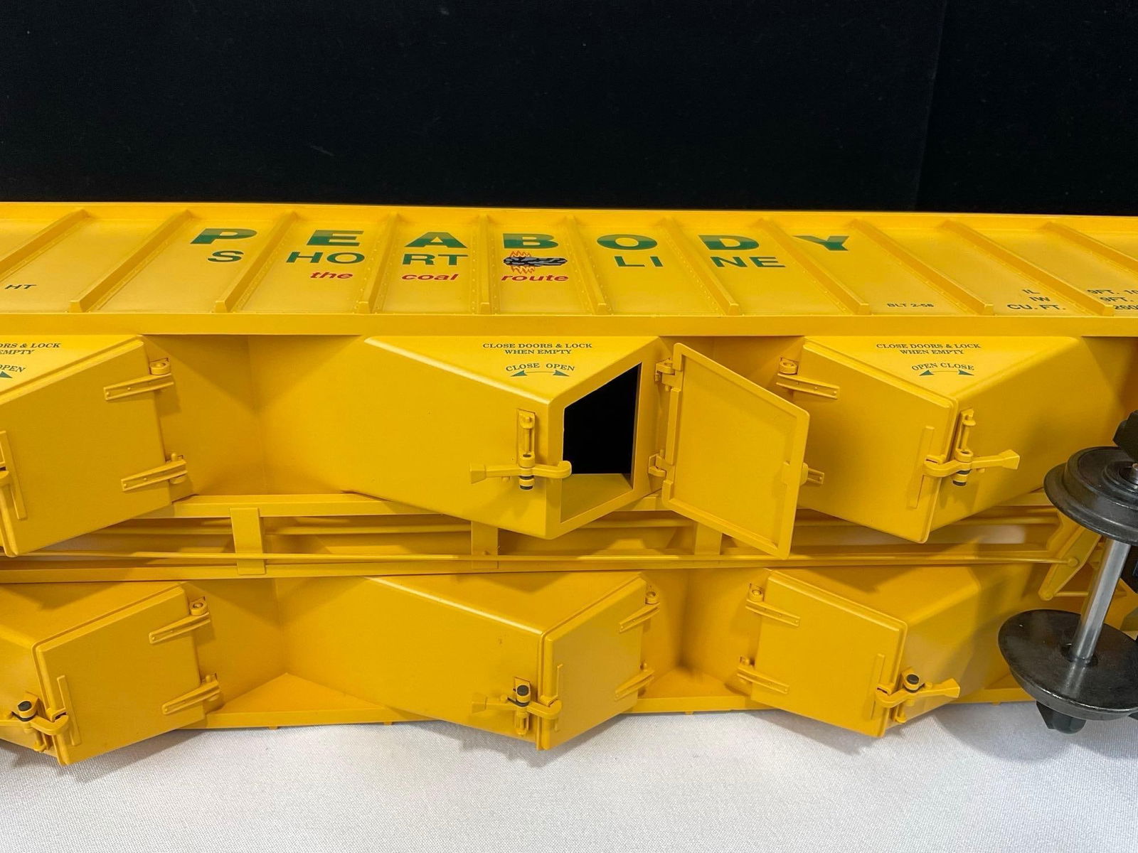 G Scale Model Train USA Trains R14019 Peabody 3-Baycoal Hopper #6633 in box - 6