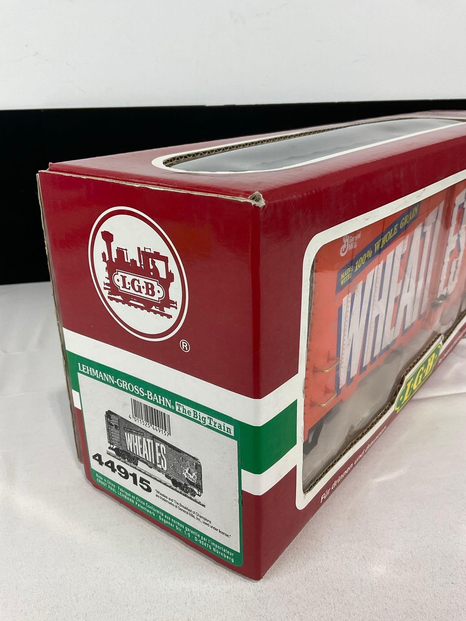 G Scale Model Train LGB Trains Wheaties Box Car #44915 in box - 3