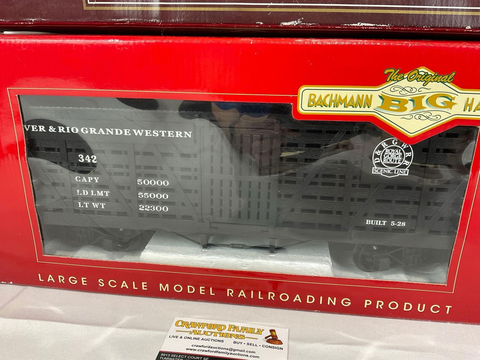 Pair of Bachmann Big Haulers G-Scale Trains, #93254 Arm & Hammer #98118 Denver & Rio Grande Western - 2
