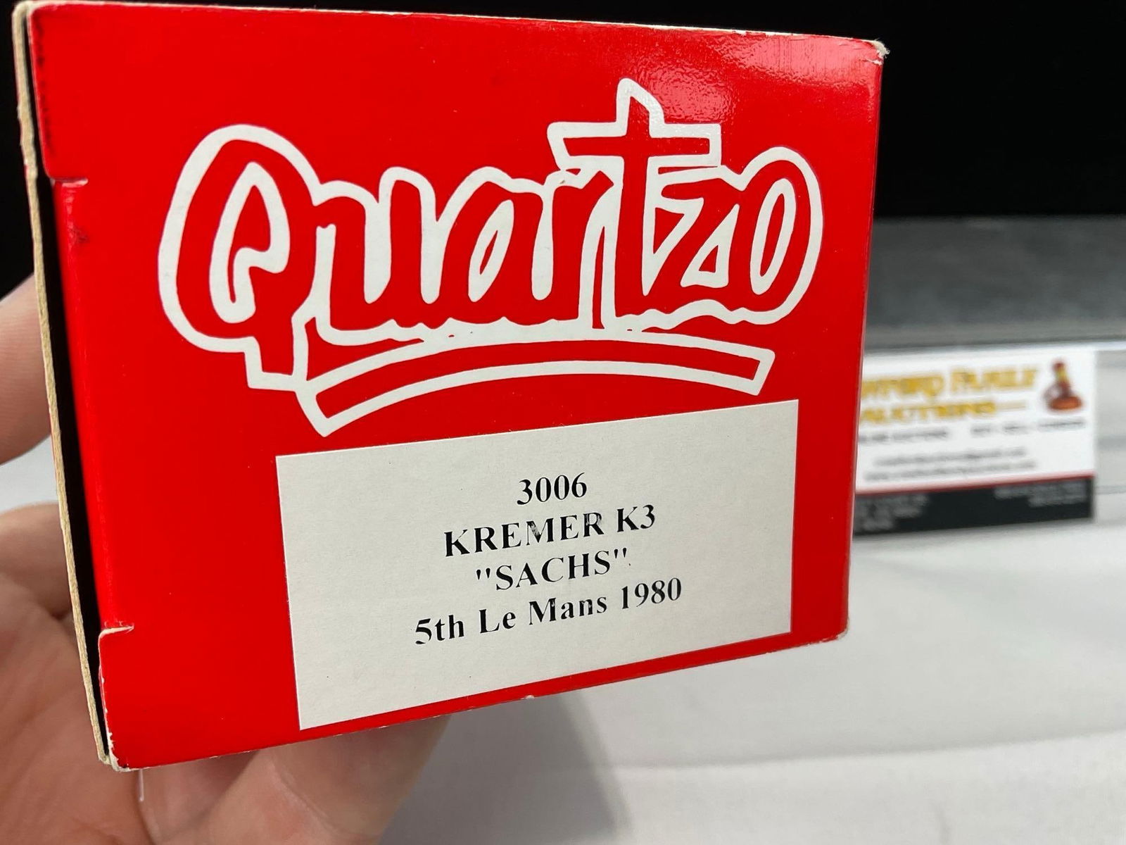 Rare Quartzo 3x Signed Redman, Barbour & Fitzpatrick, 1980 Porsche K-3 1/43 Scale Diecast Car Model - 4