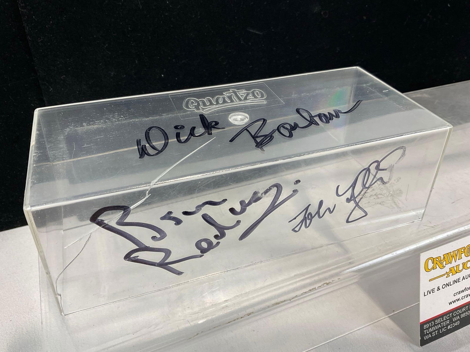 Rare Quartzo 3x Signed Redman, Barbour & Fitzpatrick, 1980 Porsche K-3 1/43 Scale Diecast Car Model - 9