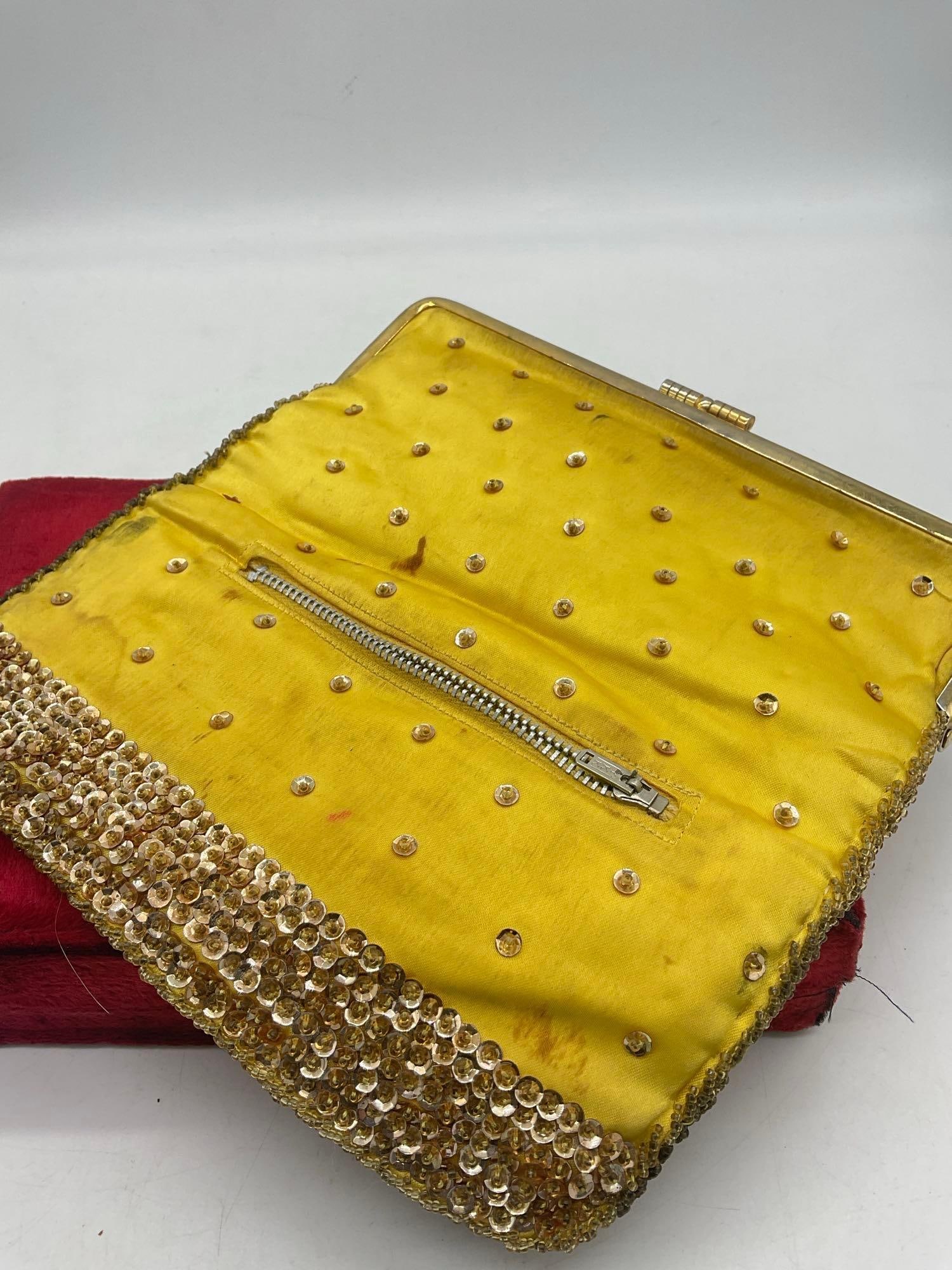 Vintage Jewelry Lot - Rhinestone pcs incl. a Weiss Bow Necklace, 1920's flapper clutch, etc - 9