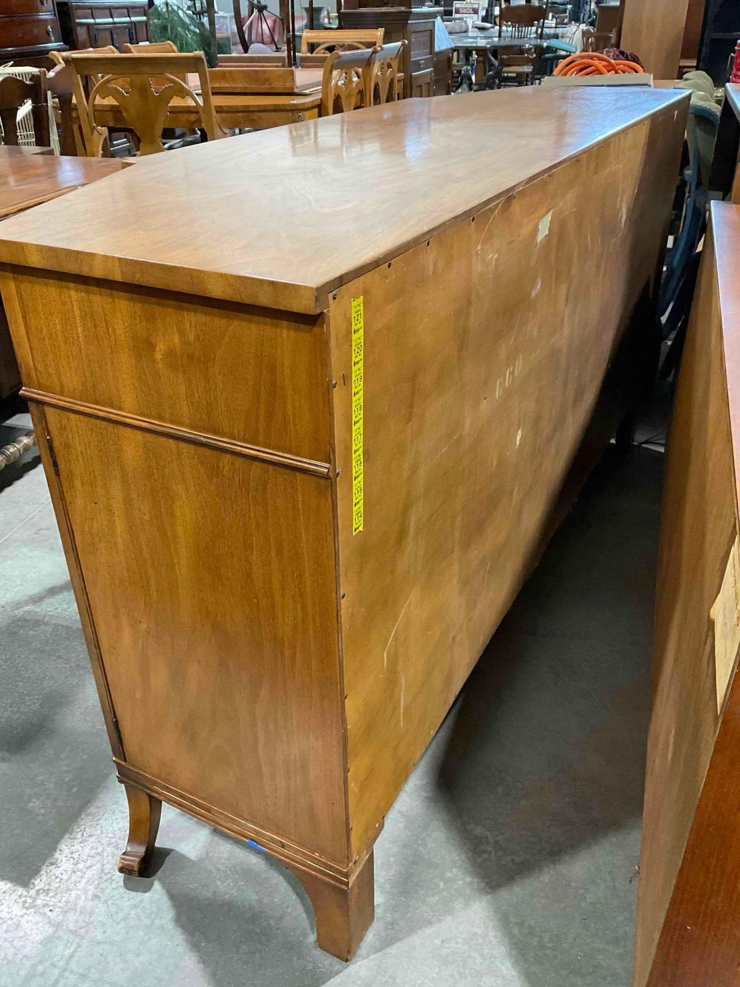 Gorgeous Vintage Batesville Cabinet Co. Brazilian Walnut Sideboard Buffet. Excellent Cond. - 10