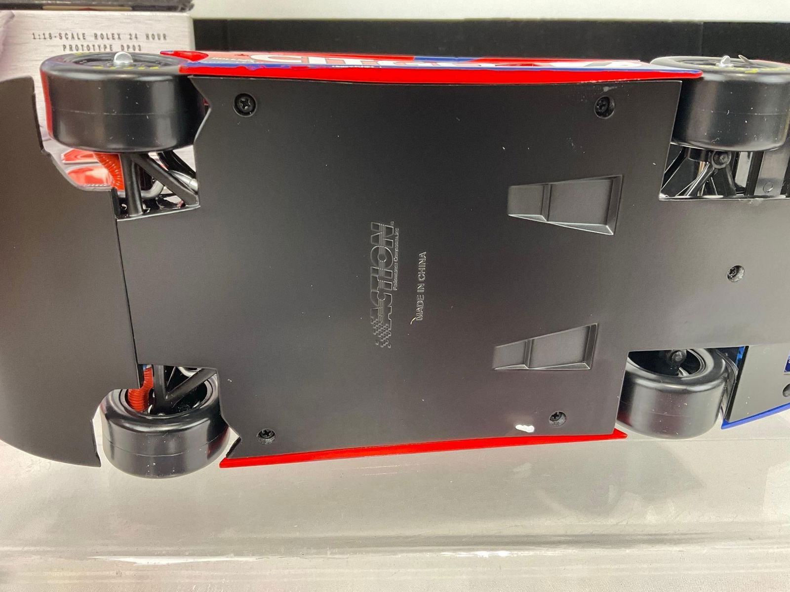 Action Racing Chevy Proto DP03 2004 Signed by Andy Wallace, 1/18 Scale Diecast Car Model orig box - 10