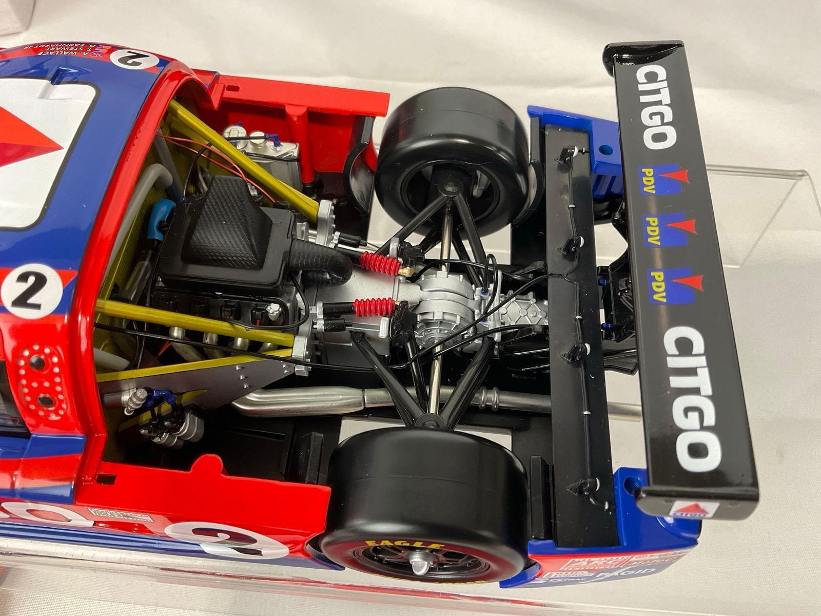 Action Racing Chevy Proto DP03 2004 Signed by Andy Wallace, 1/18 Scale Diecast Car Model orig box - 8