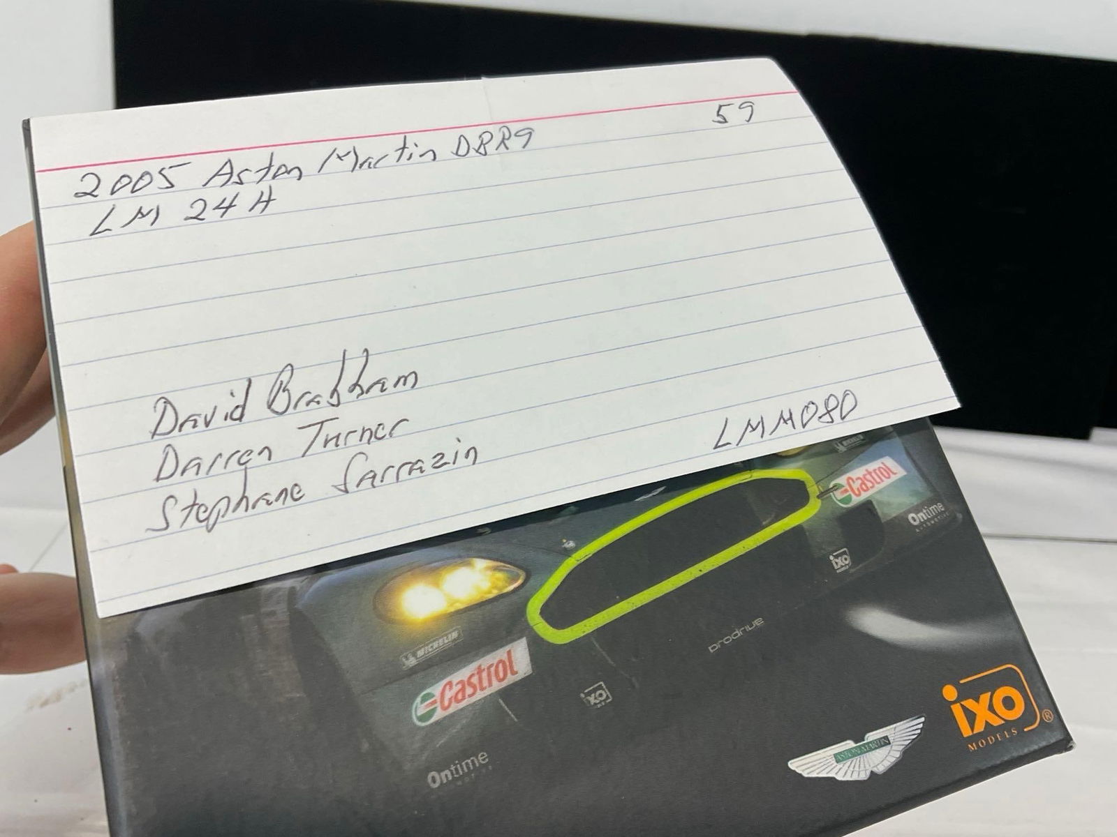 IXO Models 2005 Aston Martin DBR9 LM 24H, 1/43 Scale Diecast Car Model orig box - 7