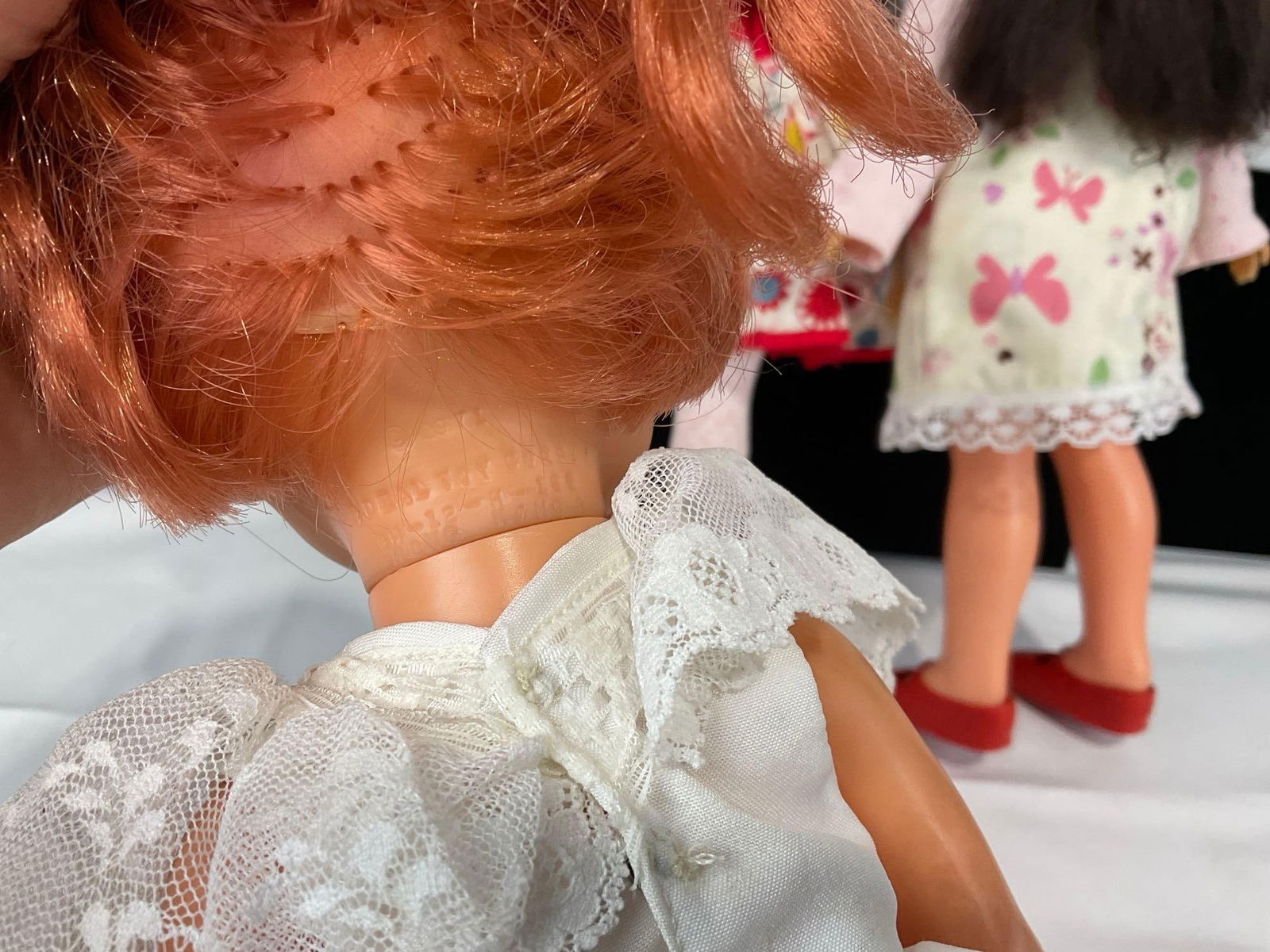 2 Ideal Dolls 1970 & 1971 w/ Retractable Hair, & Effanbee 1978 w/ Flower Dress - 6