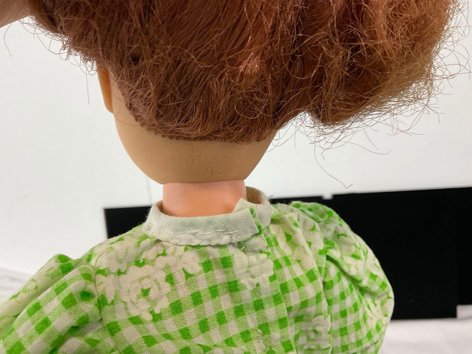 3 Vintage Dolls, 1991 Shirley Temple, Horsman 1982 Green Checkerboard & 1965 Made in Italy #736 D... - 6