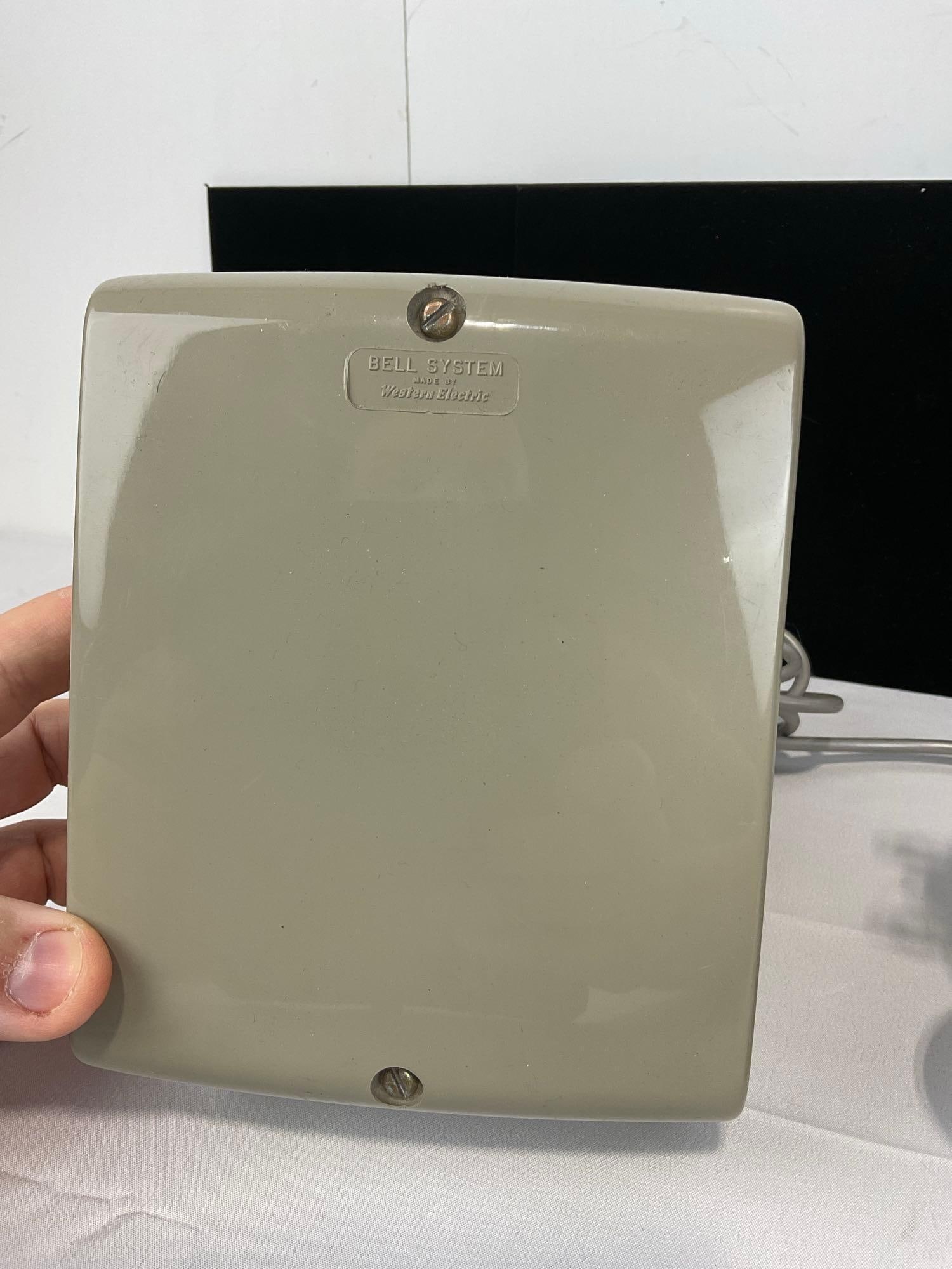 Early 20th Century 1930s~ Old Fashioned Western Electric Brass Telephone, Converted to modern plug - 5