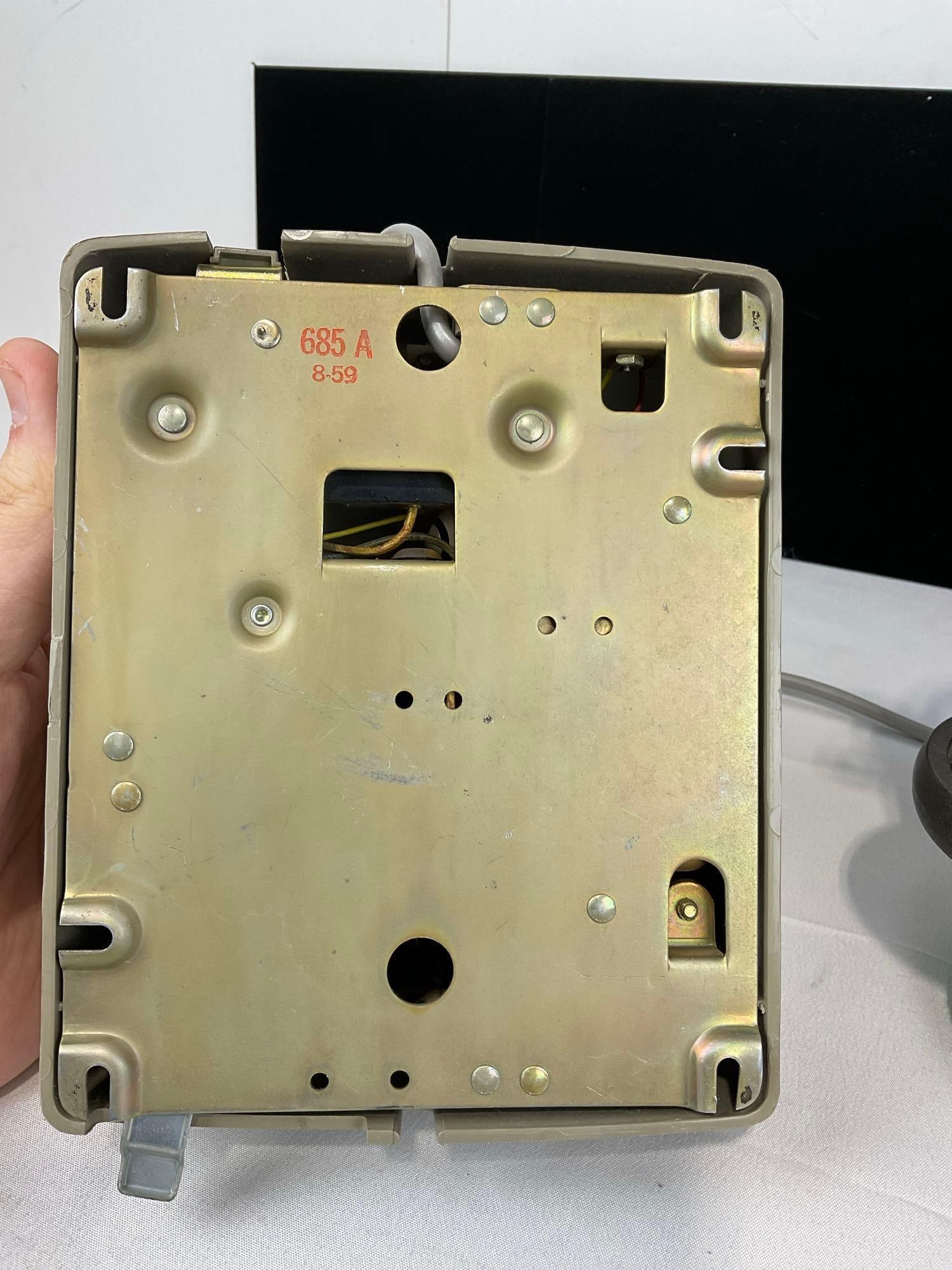 Early 20th Century 1930s~ Old Fashioned Western Electric Brass Telephone, Converted to modern plug - 6