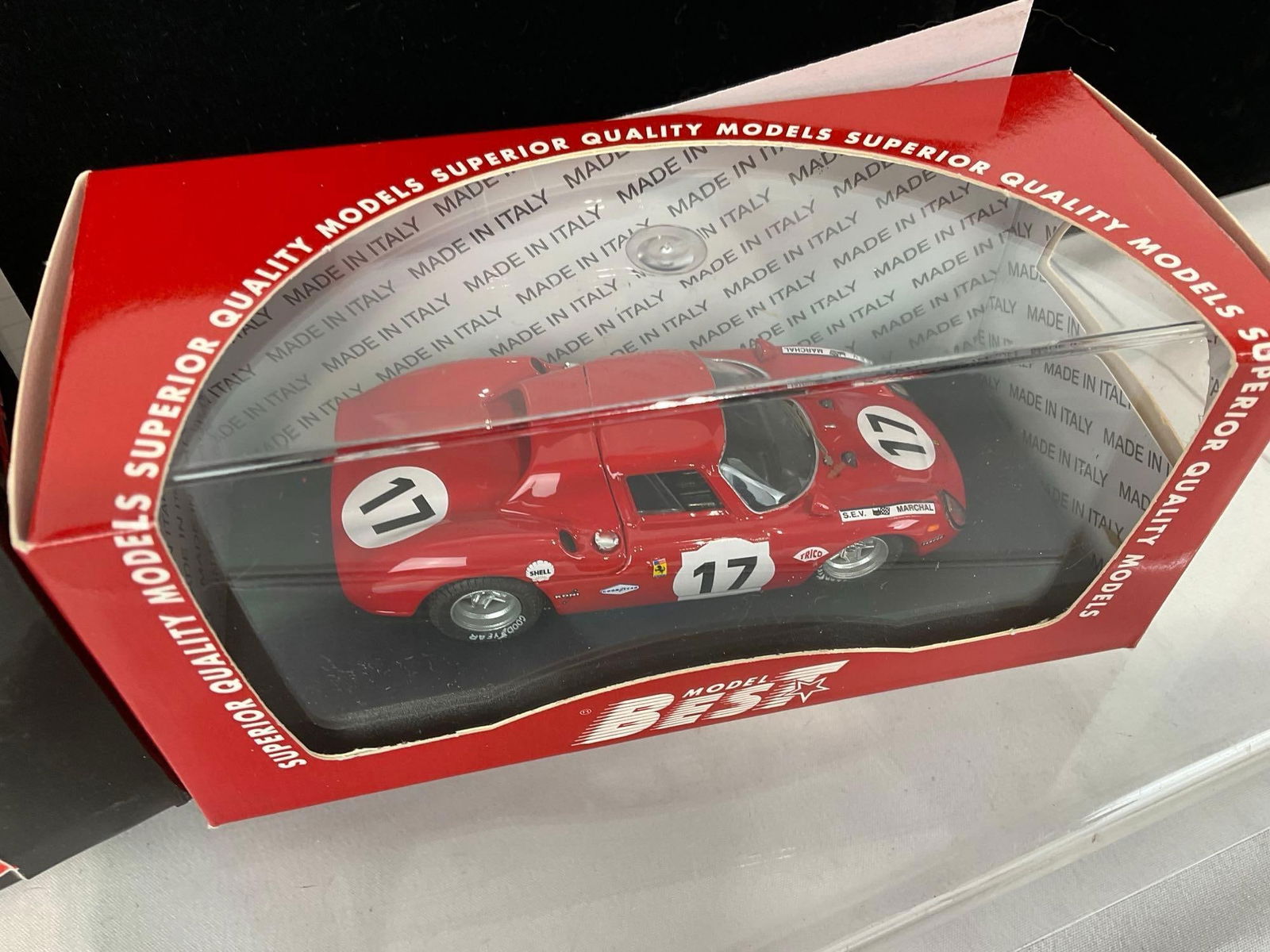 Pair of Ferrari 1/43 Scale Diecast Car Models, 1969 275 LM, & 1971 512M Watkins Glen, Sam Posey - 2