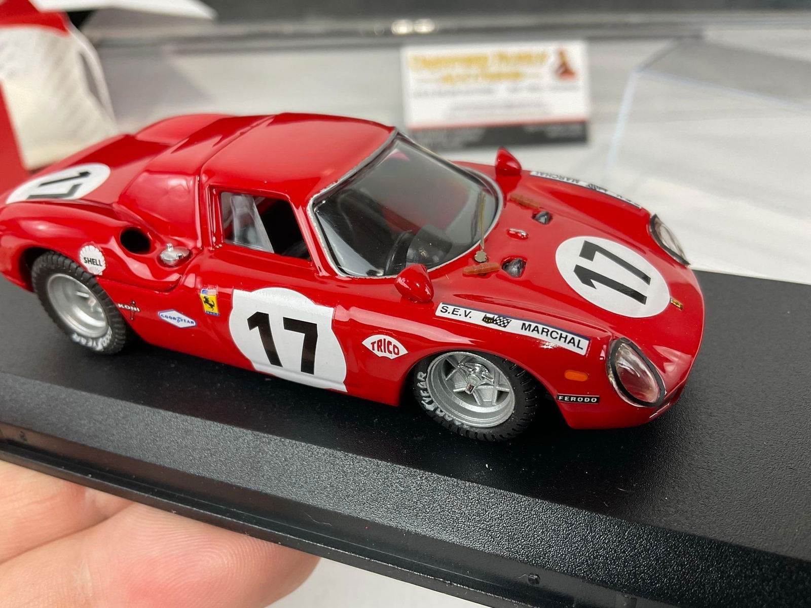 Pair of Ferrari 1/43 Scale Diecast Car Models, 1969 275 LM, & 1971 512M Watkins Glen, Sam Posey - 7