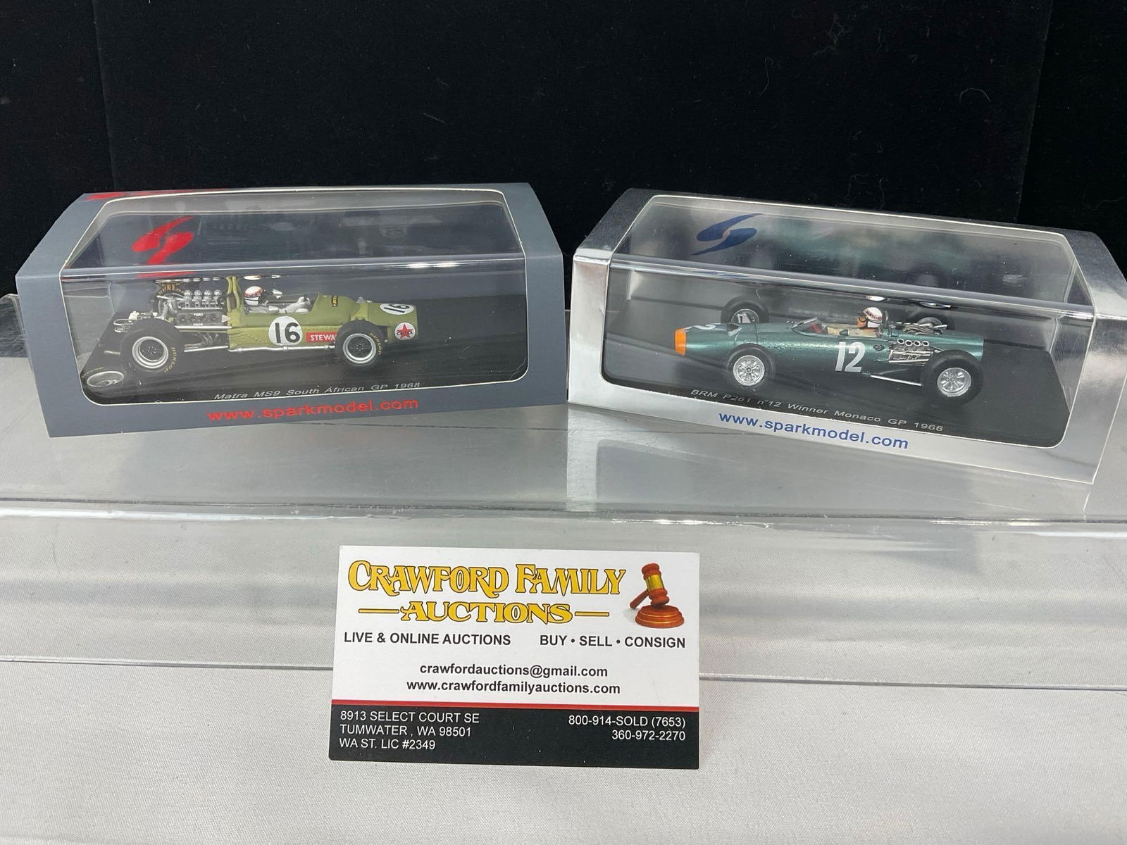 2 Spark Matra 1/43 Scale Diecast Car Model, MS9 South African GP 68 & BRM P261 Winner Monaco GP 1...: Both driven by Jackie Stewart. Appears to be in fair shape, two of the wheels have broken off, one has hot glue repair to it. The piece measures approx inches. See pics. E-5420 