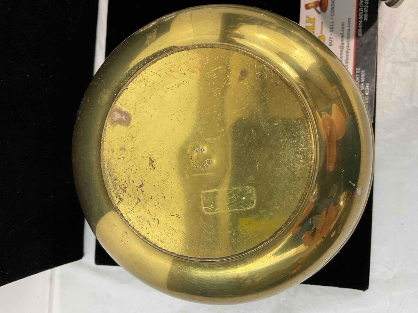 3 pcs Vintage Metal Collectibles, incl. Pair of Hanle Pewter Candlestick Holders & More! See pics. - 6