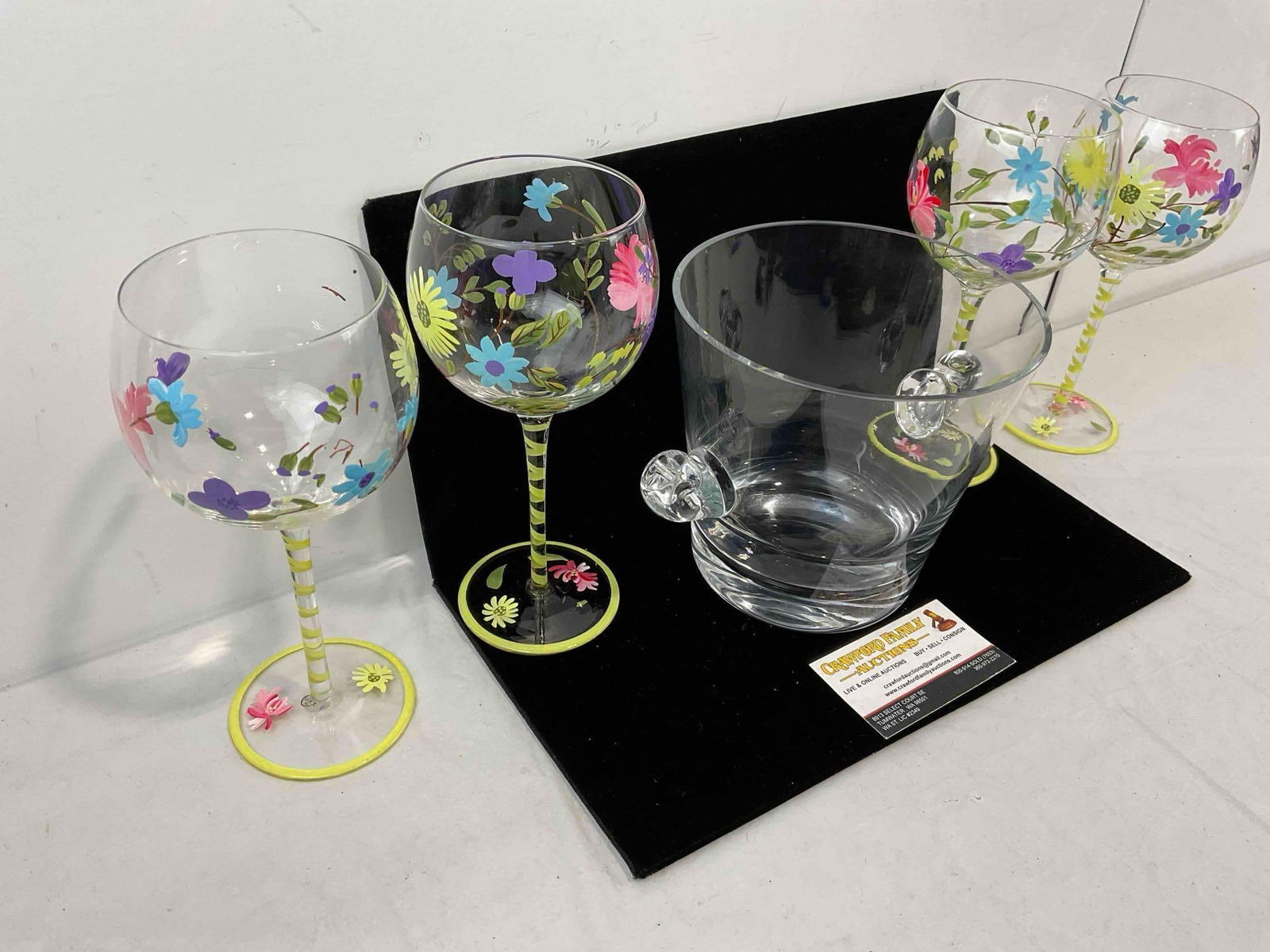 Vintage Classic Tiffany & Co. Crystal Glass Ice Bucket Wine Cooler. Excellent Condition. See pics. - 3