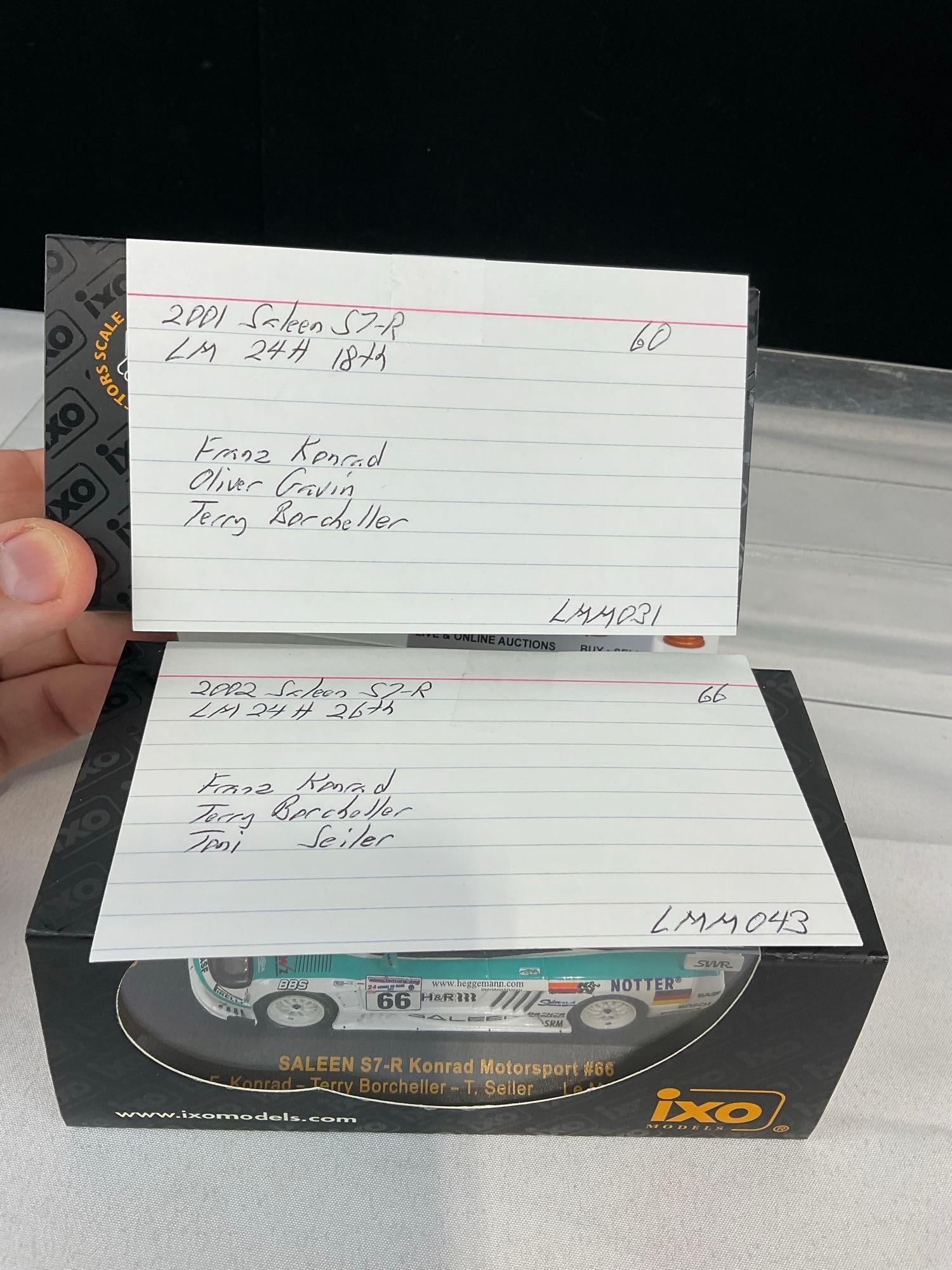 Pair of IXO Models Saleen S7-R, 2001 & 2002 Franz Konrad 1/43 Scale Diecast Car Models - 10